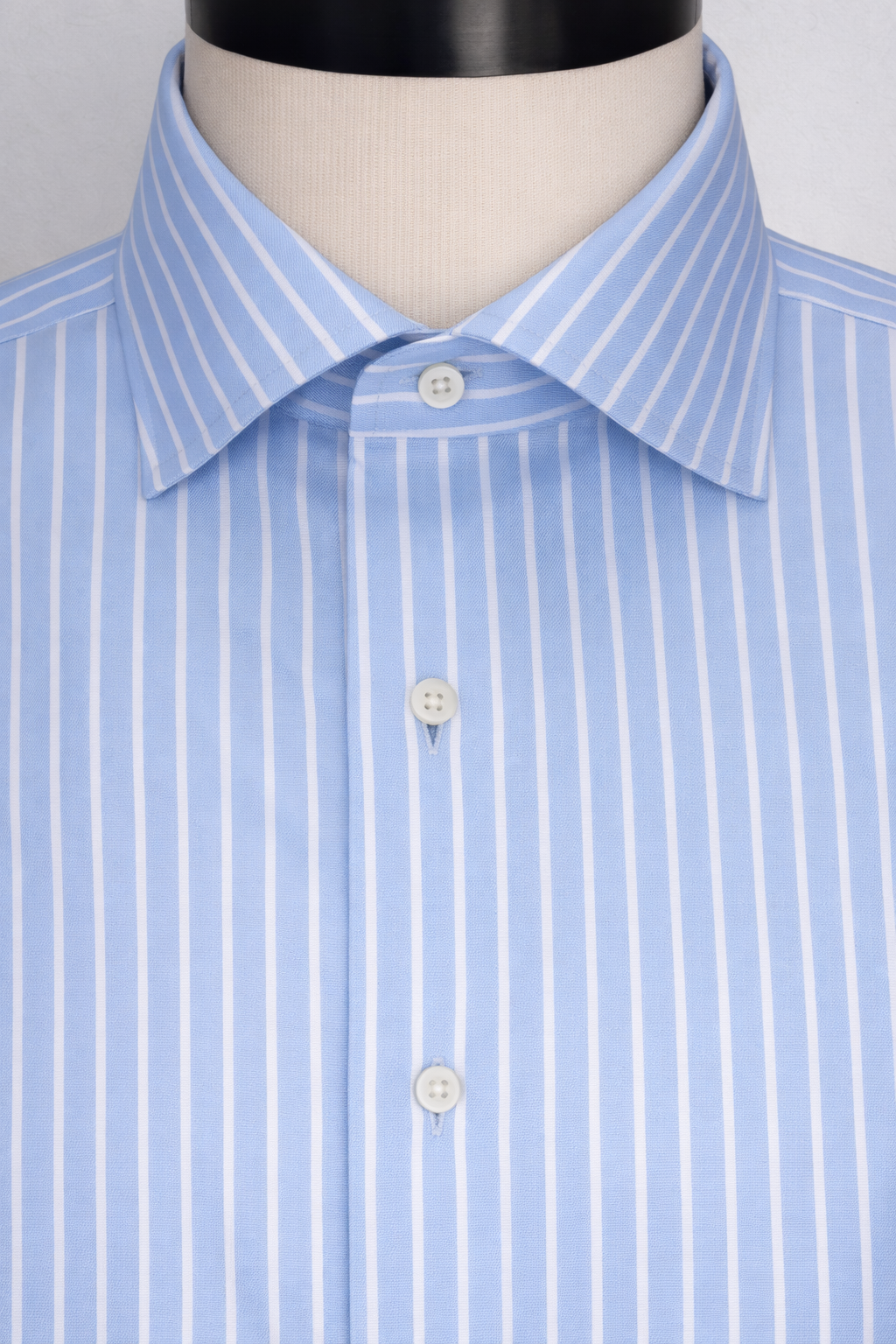 Light Blue Reverse Stripe | Cotton Shirt