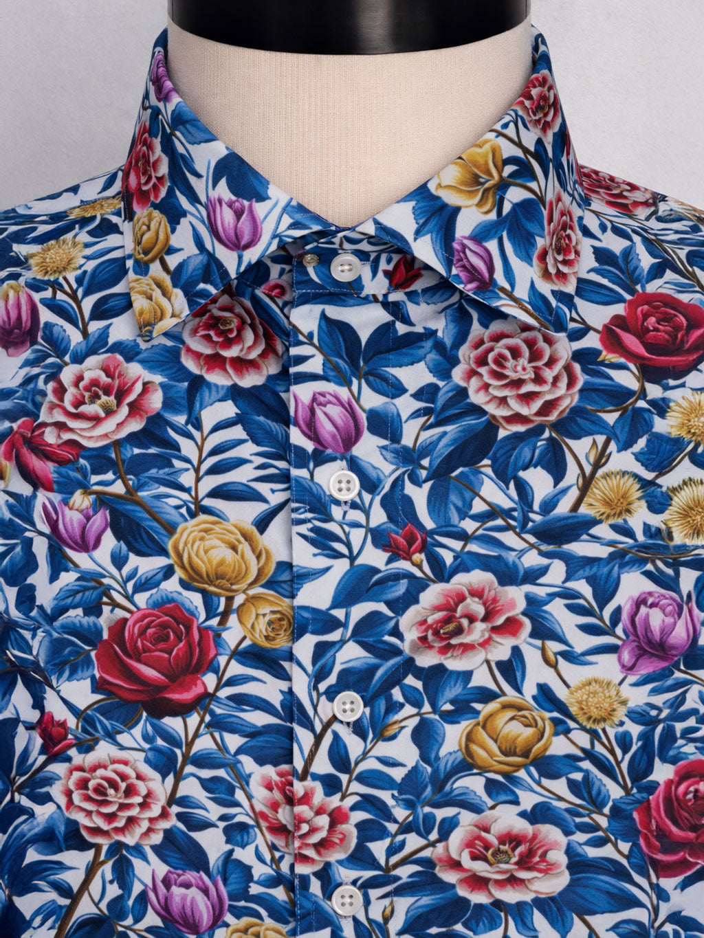 Impressionist Floral Print | Cotton Shirt