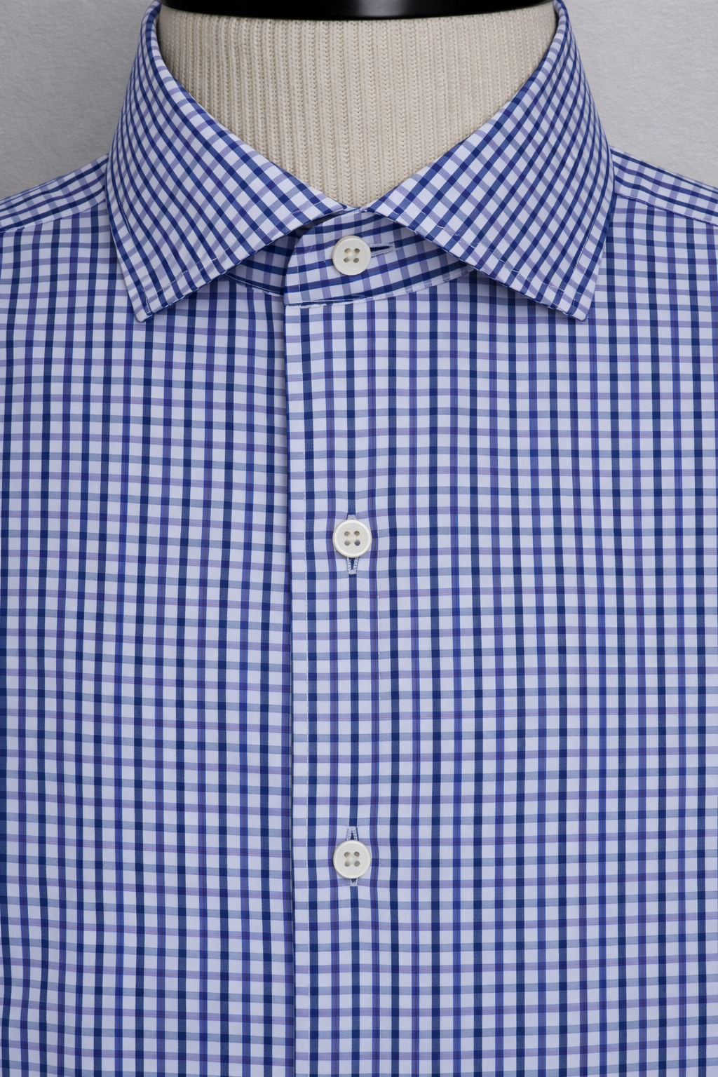 Blue & Mauve Tattersall check