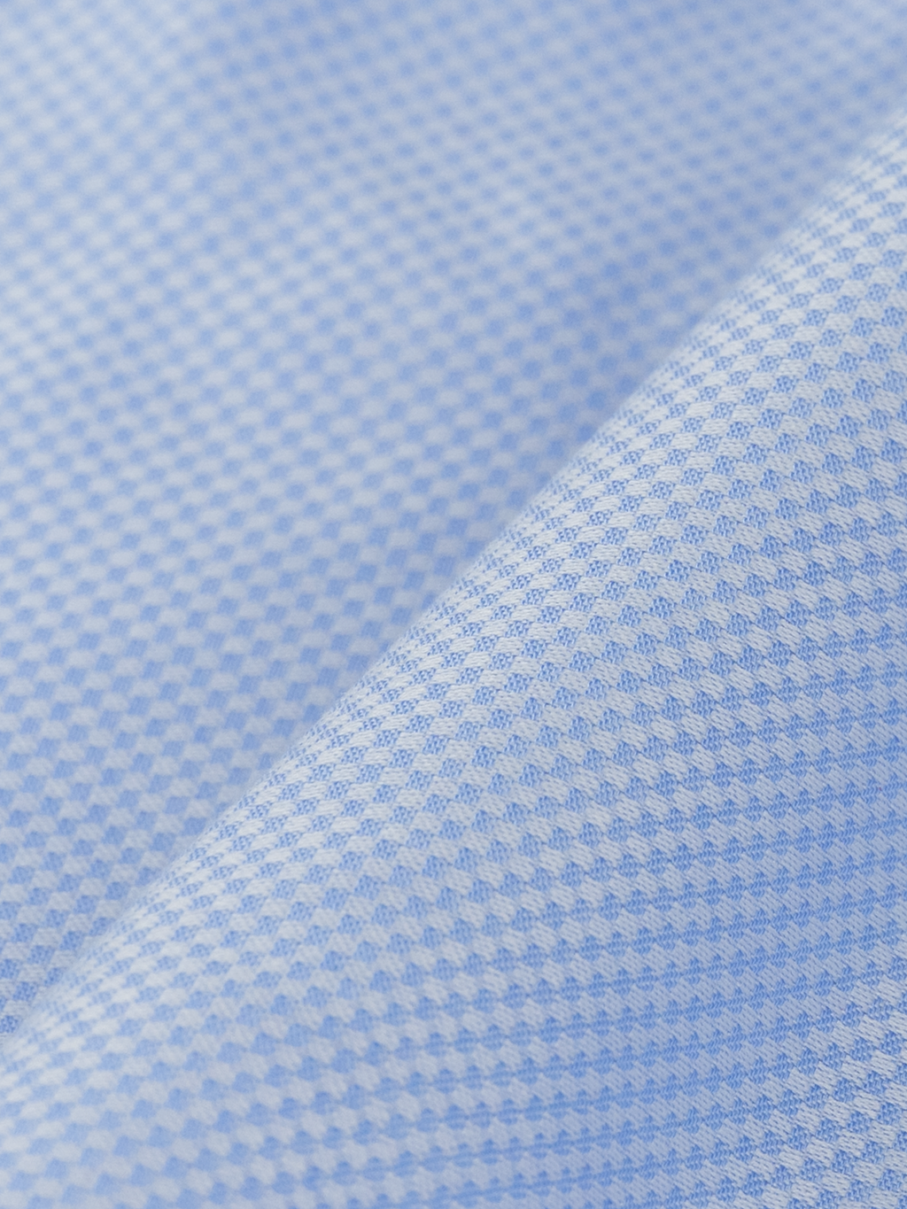 Blue Basket Weave Texture | Cotton Shirt
