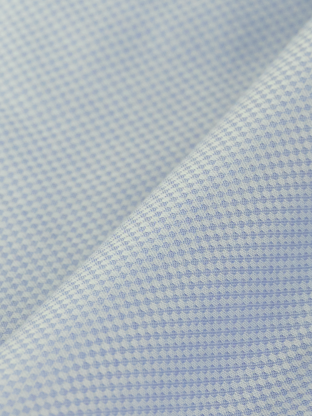 Light Blue Basket Weave Texture | Cotton Shirt