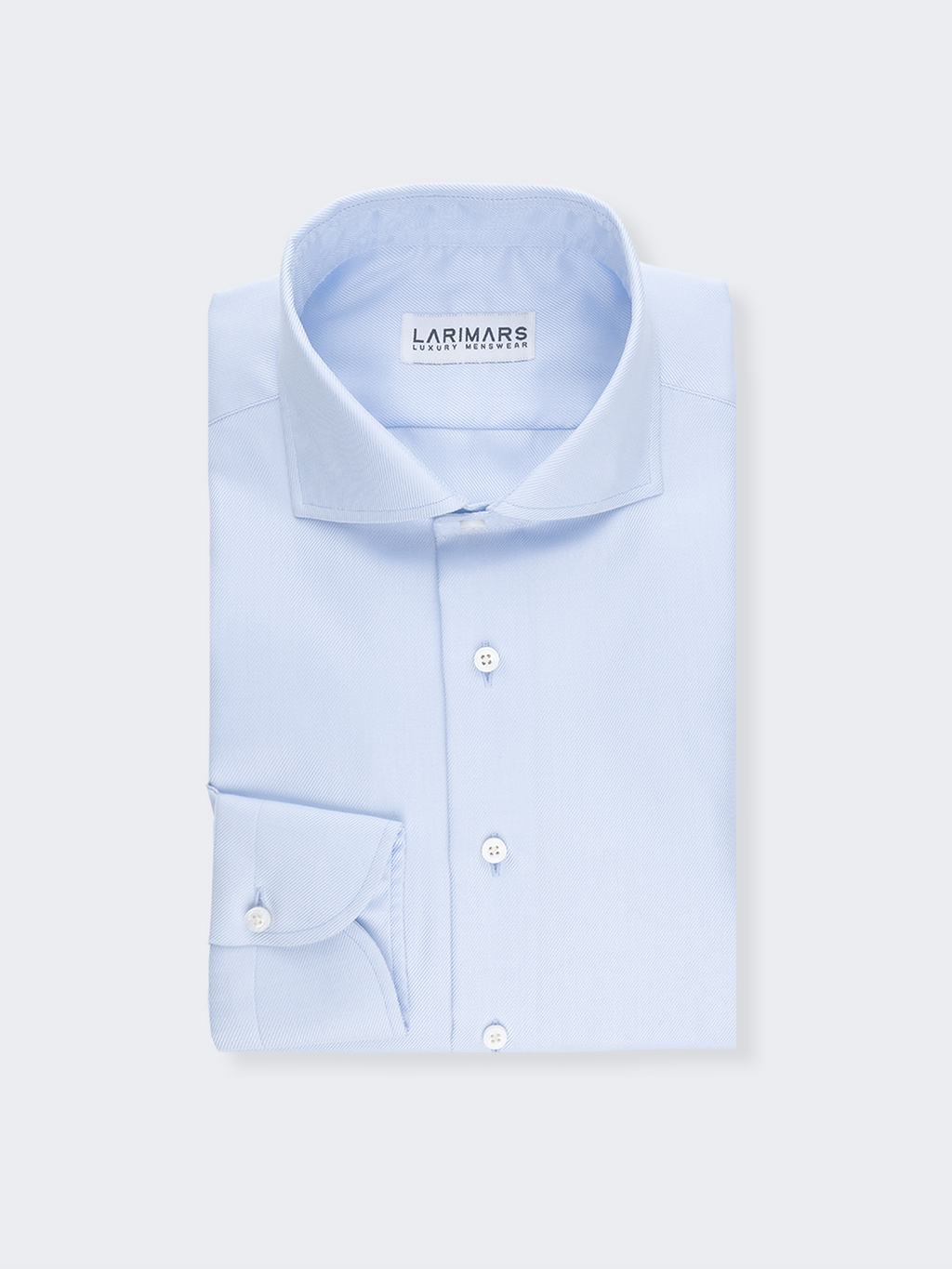 Hellblauer Royal Twill | Knitterfrei