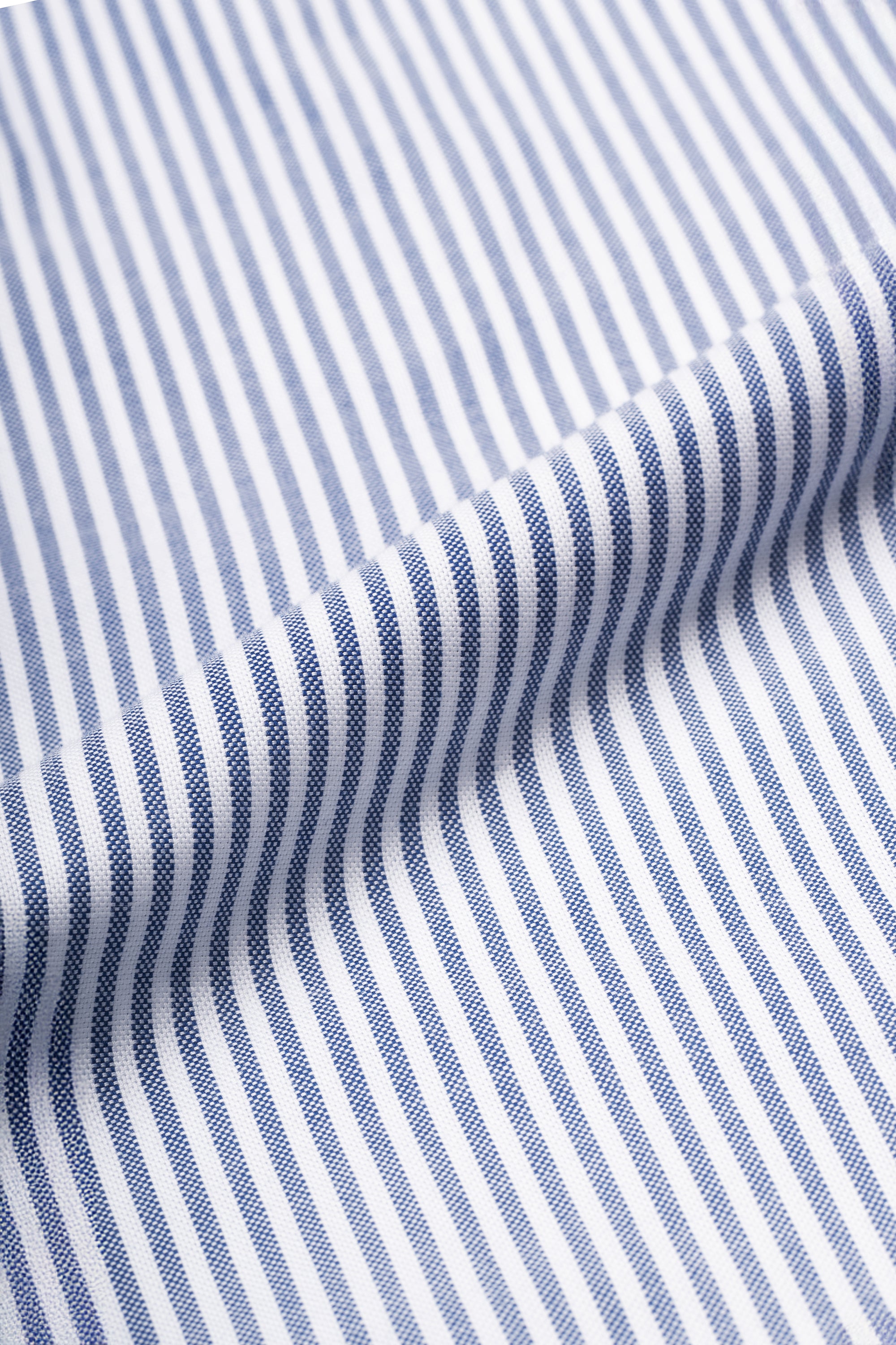 Medium Blue Stripe Oxford | Button Down