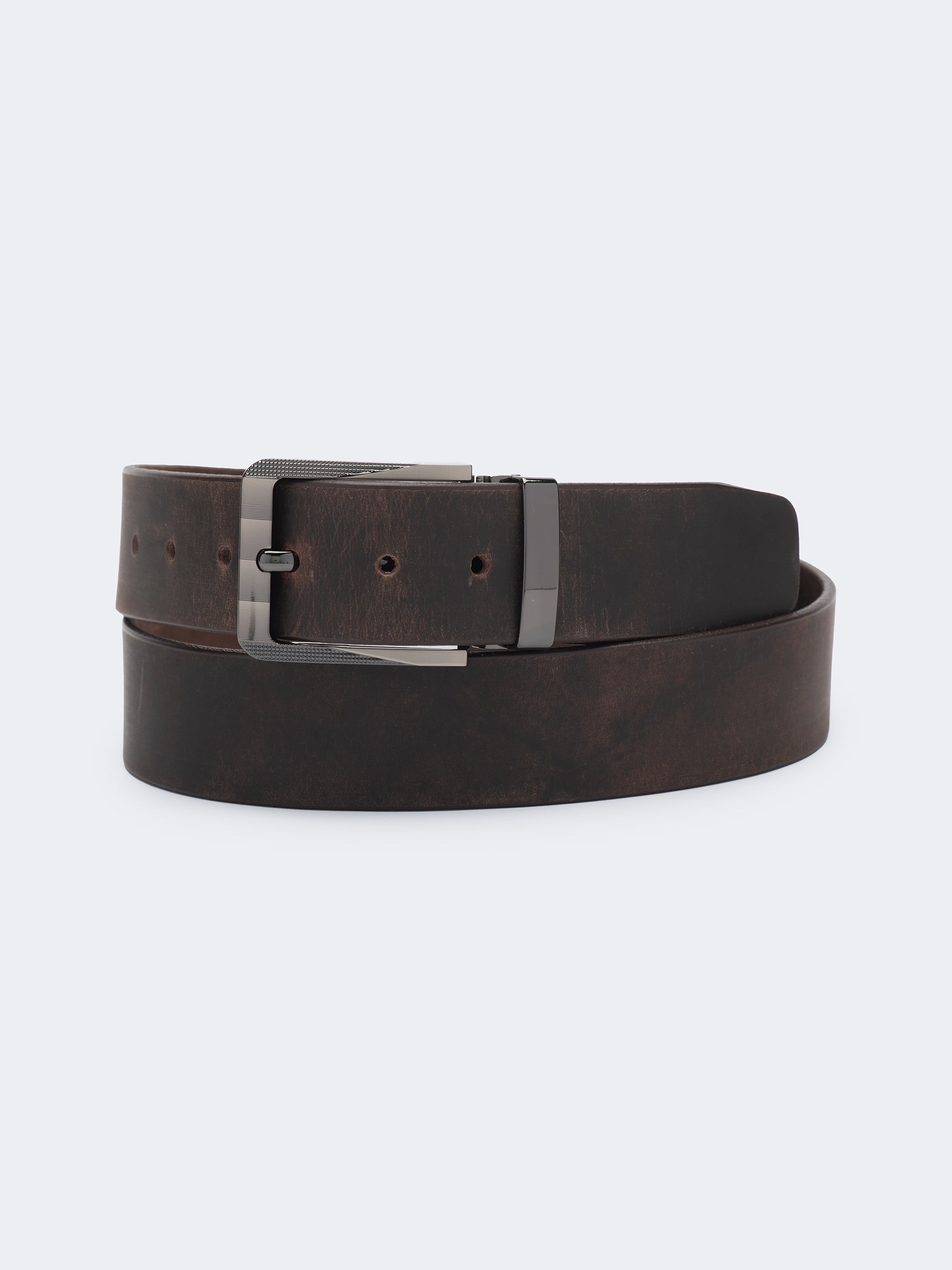 Cognac Suede - Italian Leather Belt