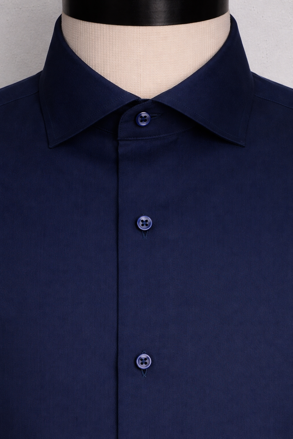 Navy Poplin | Cotton Shirt