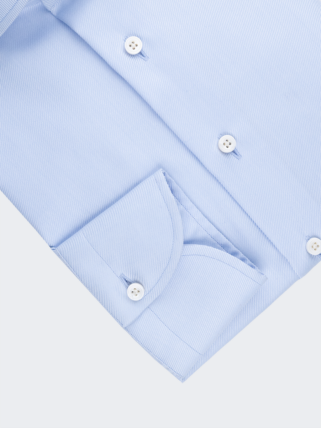 Hellblauer Royal Twill | Knitterfrei