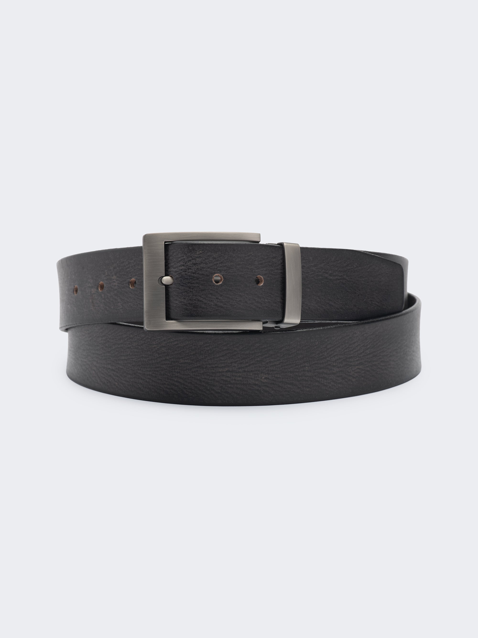 Brown Texture - Italian Leather Belt