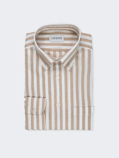 Brown Stripe Linen
