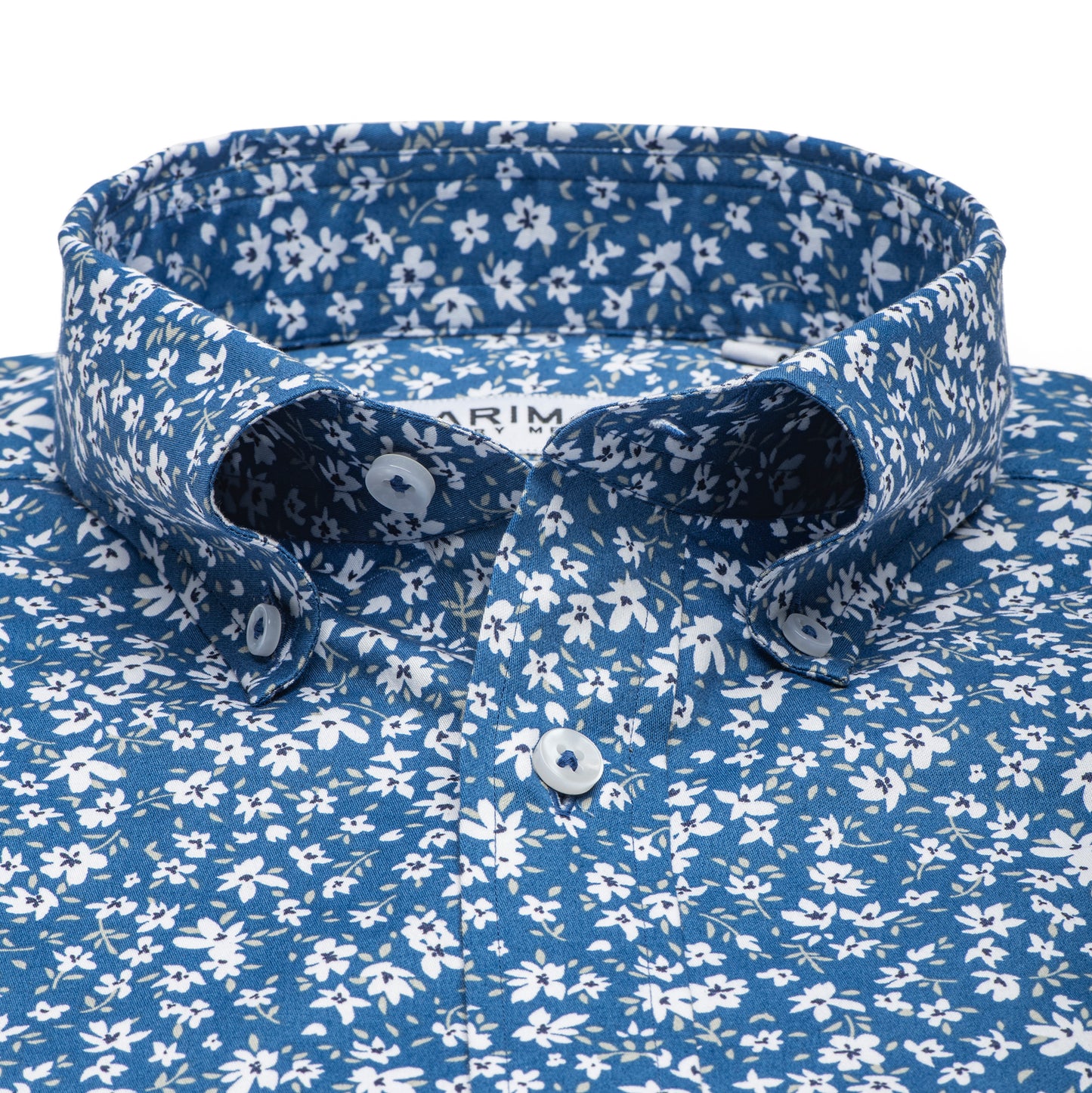 Beautiful Blue Floral Print Shirt for Men
