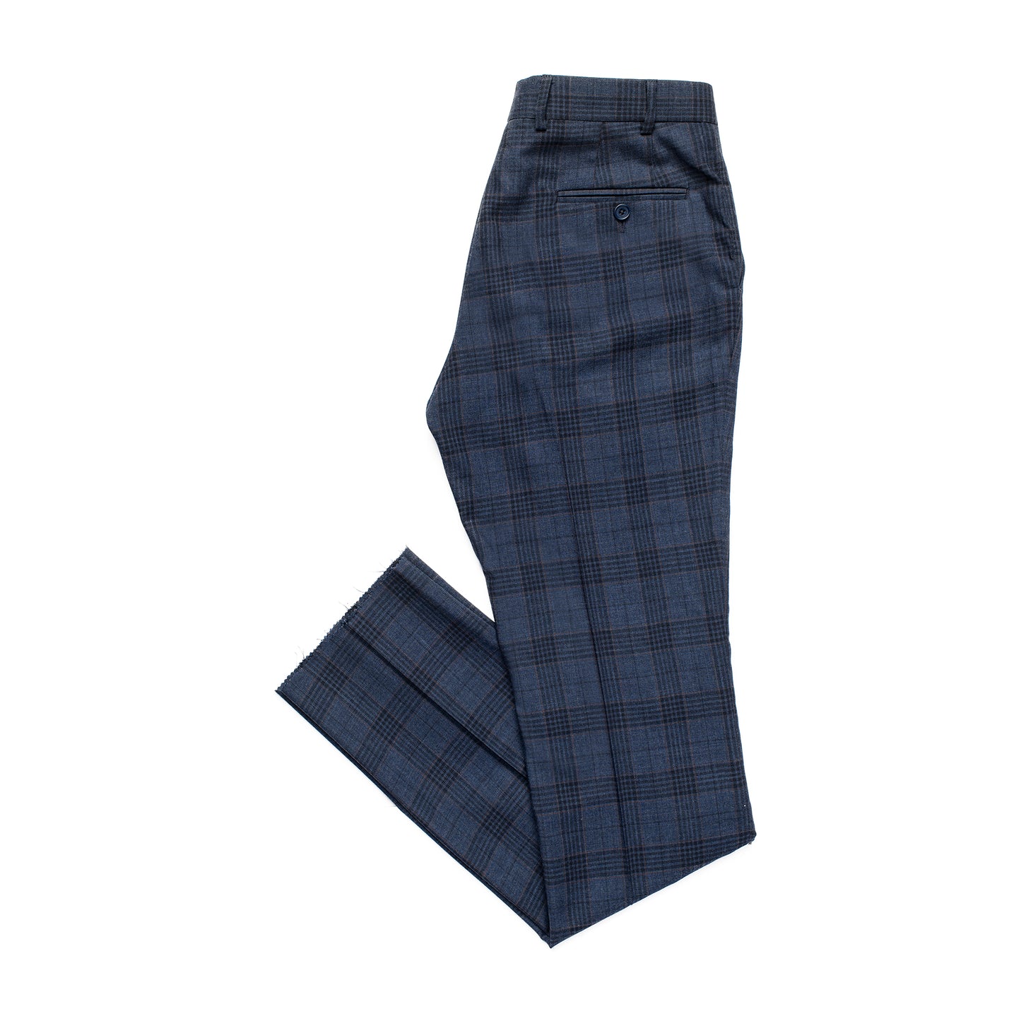 Blue & Navy Windowpane Suit's Trouser