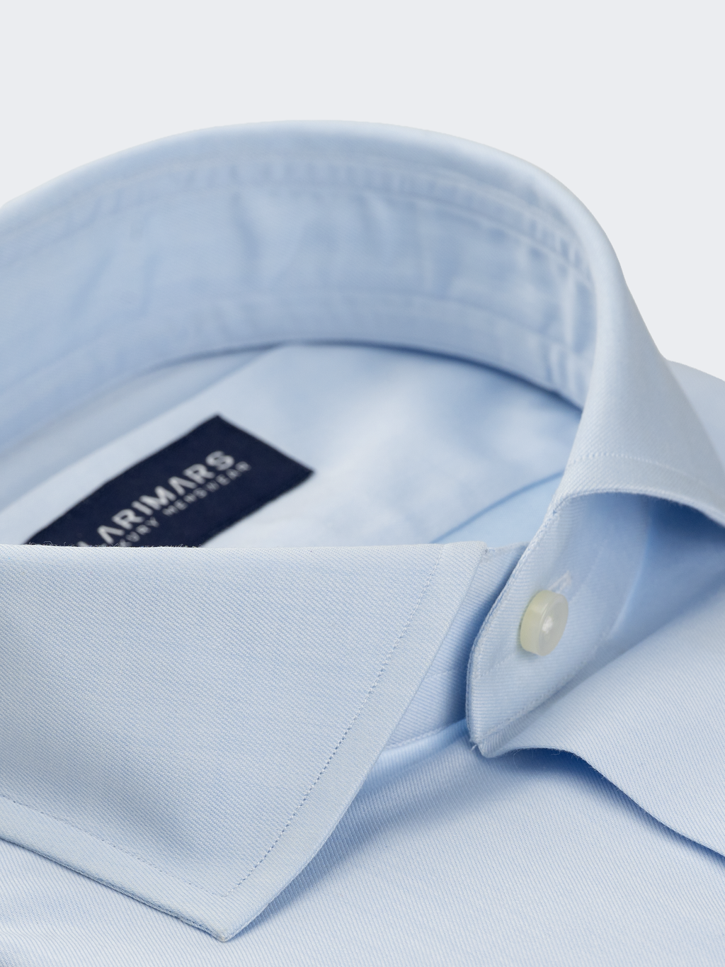 Pale Blue Fine Twill | Cotton Shirt