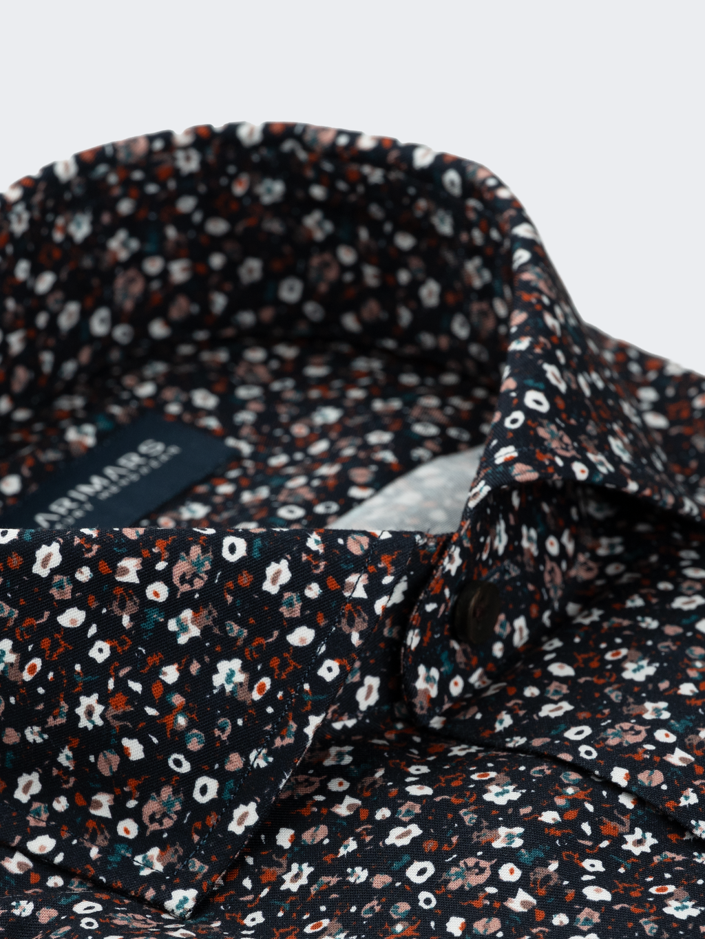 Brown Ditsy Print | Cotton Shirt