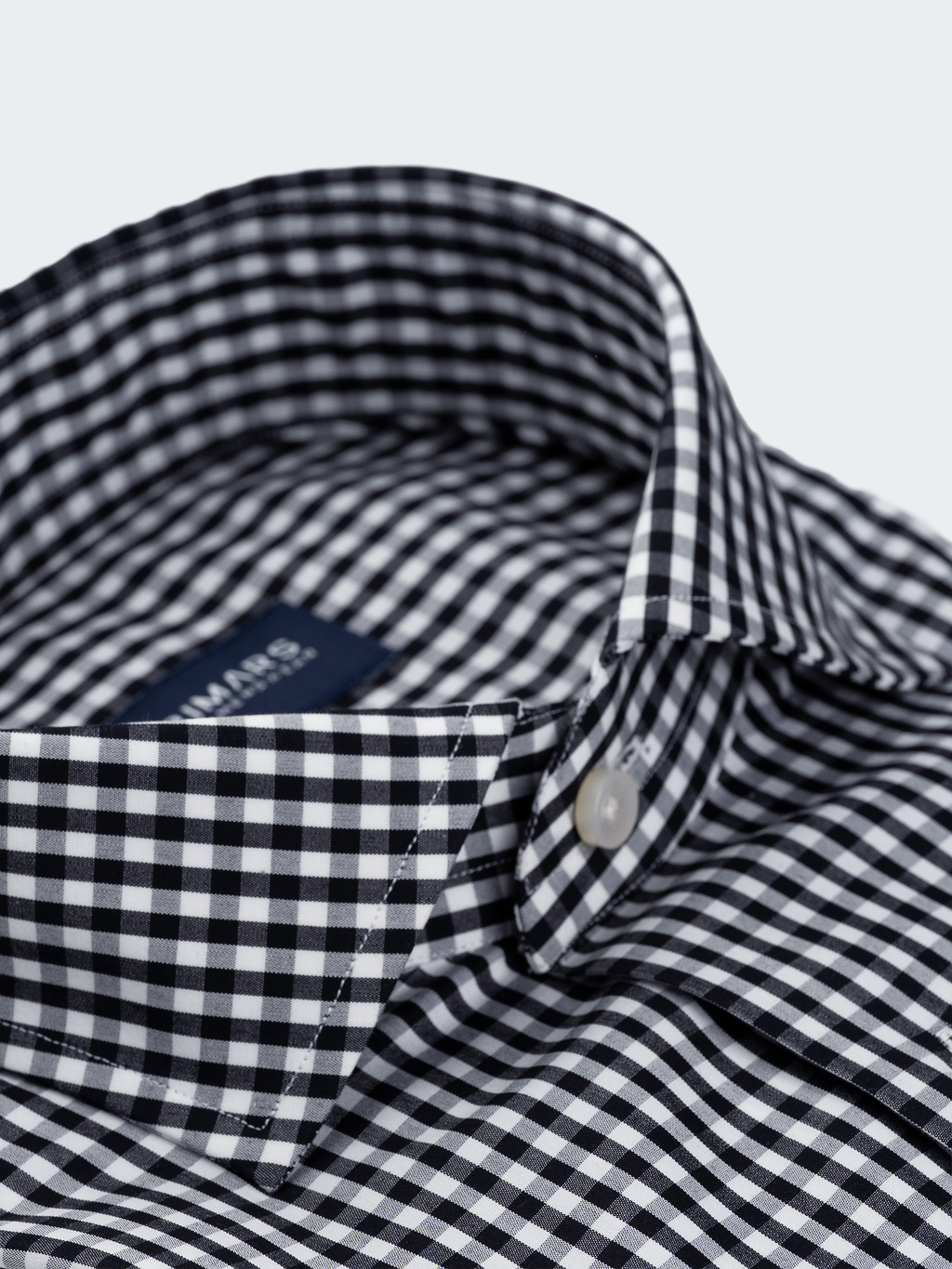 Black Mini Gingham | Cotton Shirt