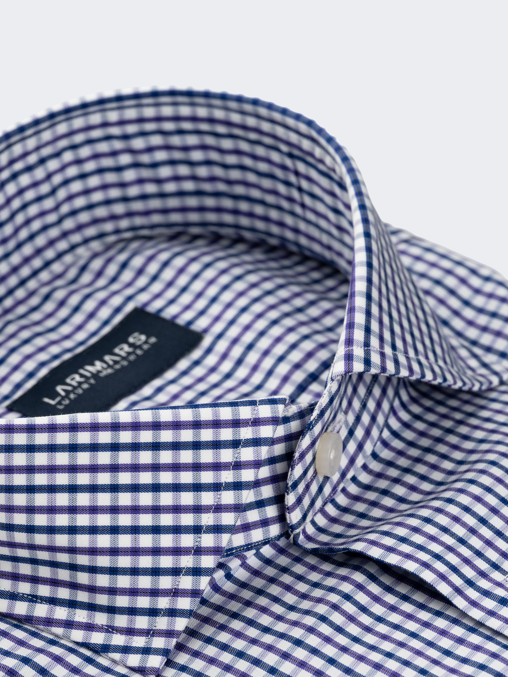 Blue & Mauve Tattersall check