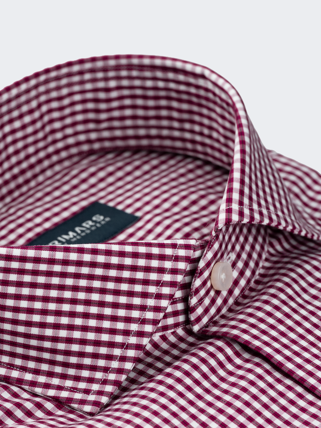Red Mini Gingham | Cotton Shirt