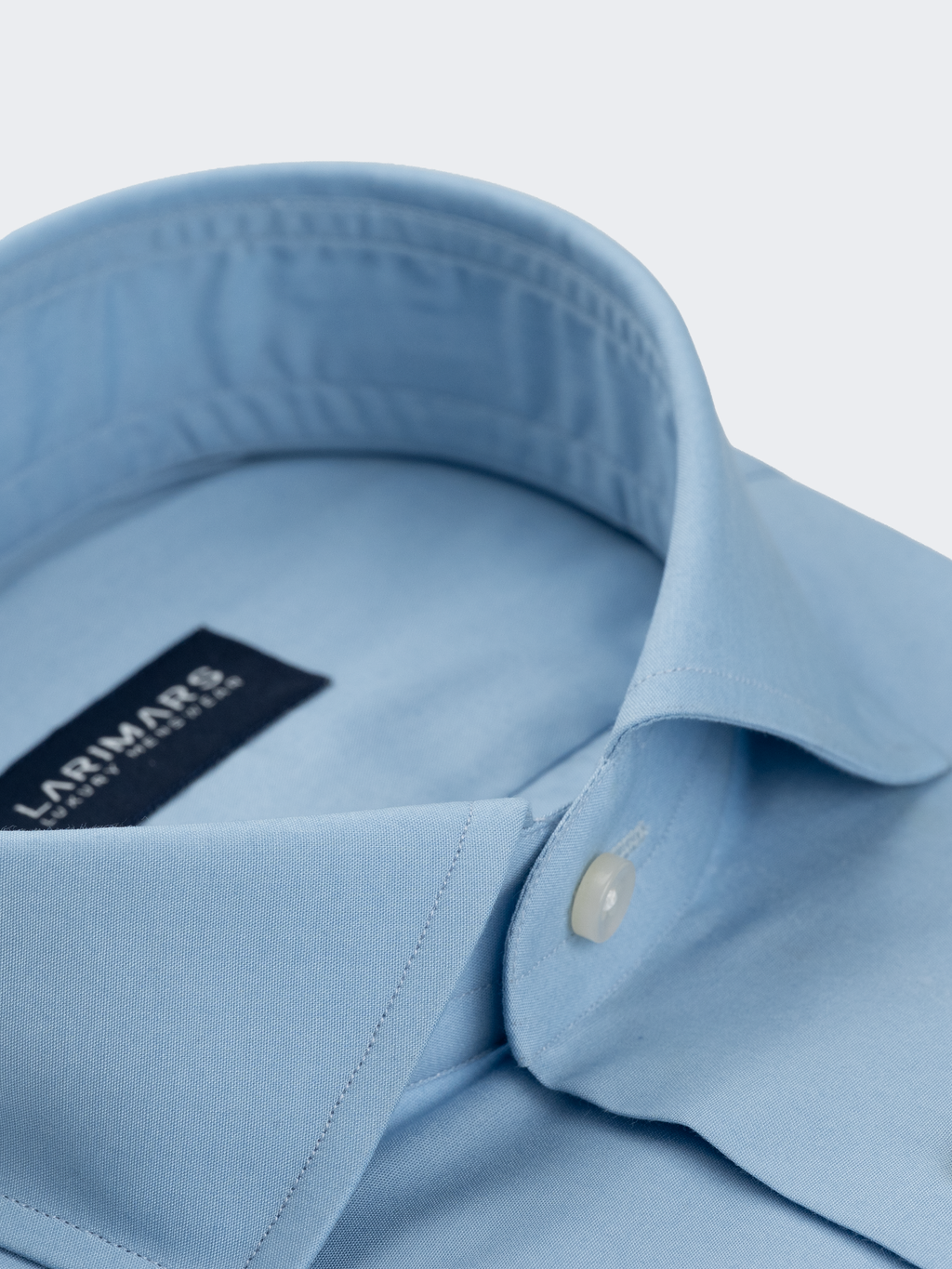 Sky Blue Poplin | Cotton Shirt