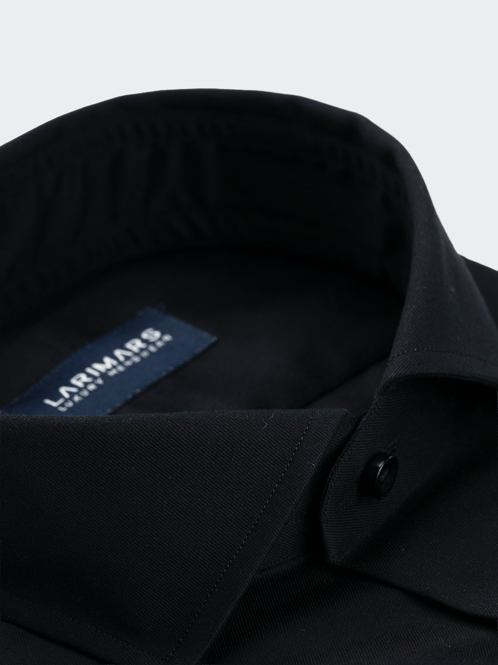 Black Fine Twill | Cotton Shirt
