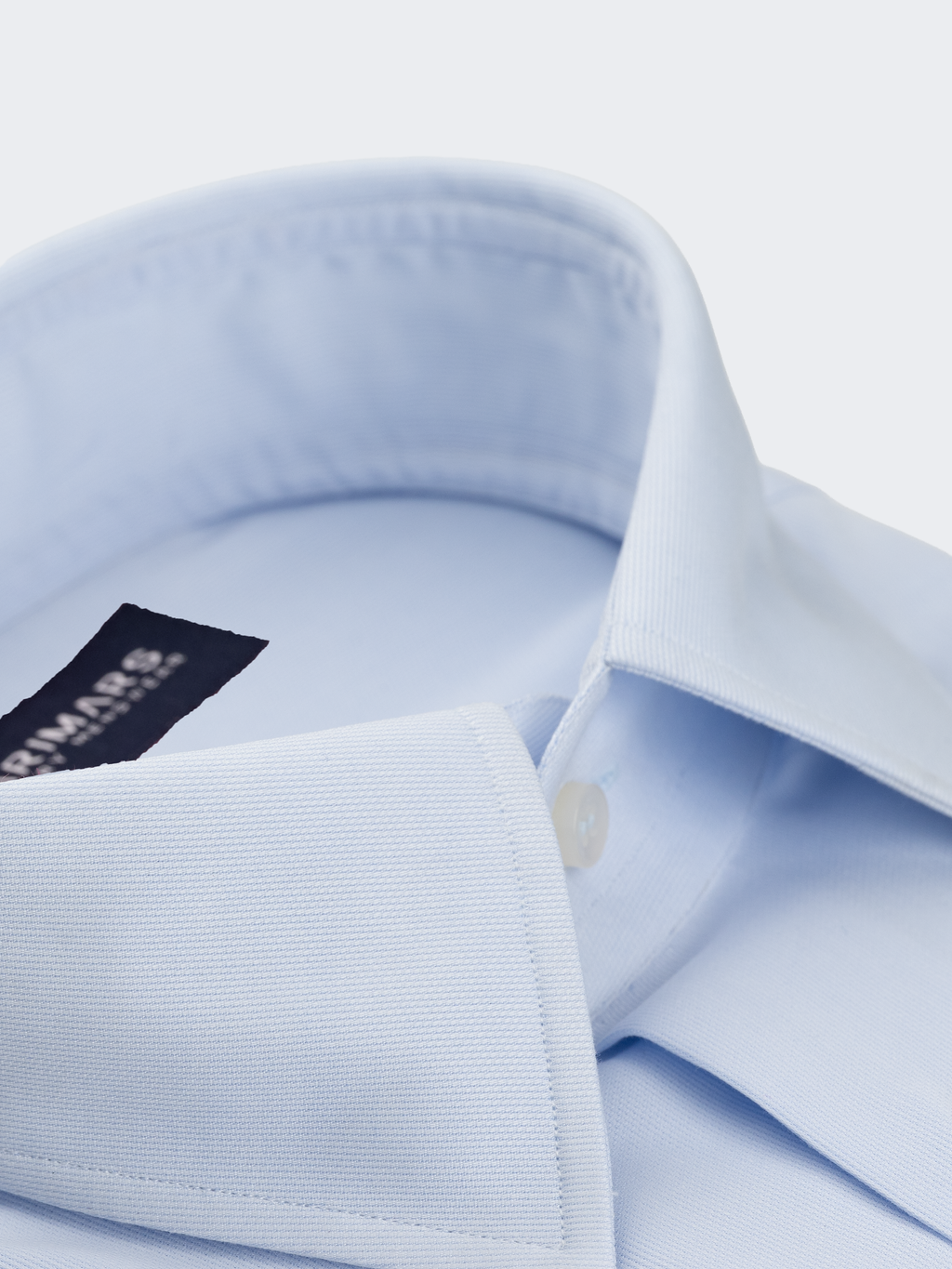 Light Blue Micro Rib Texture Shirt