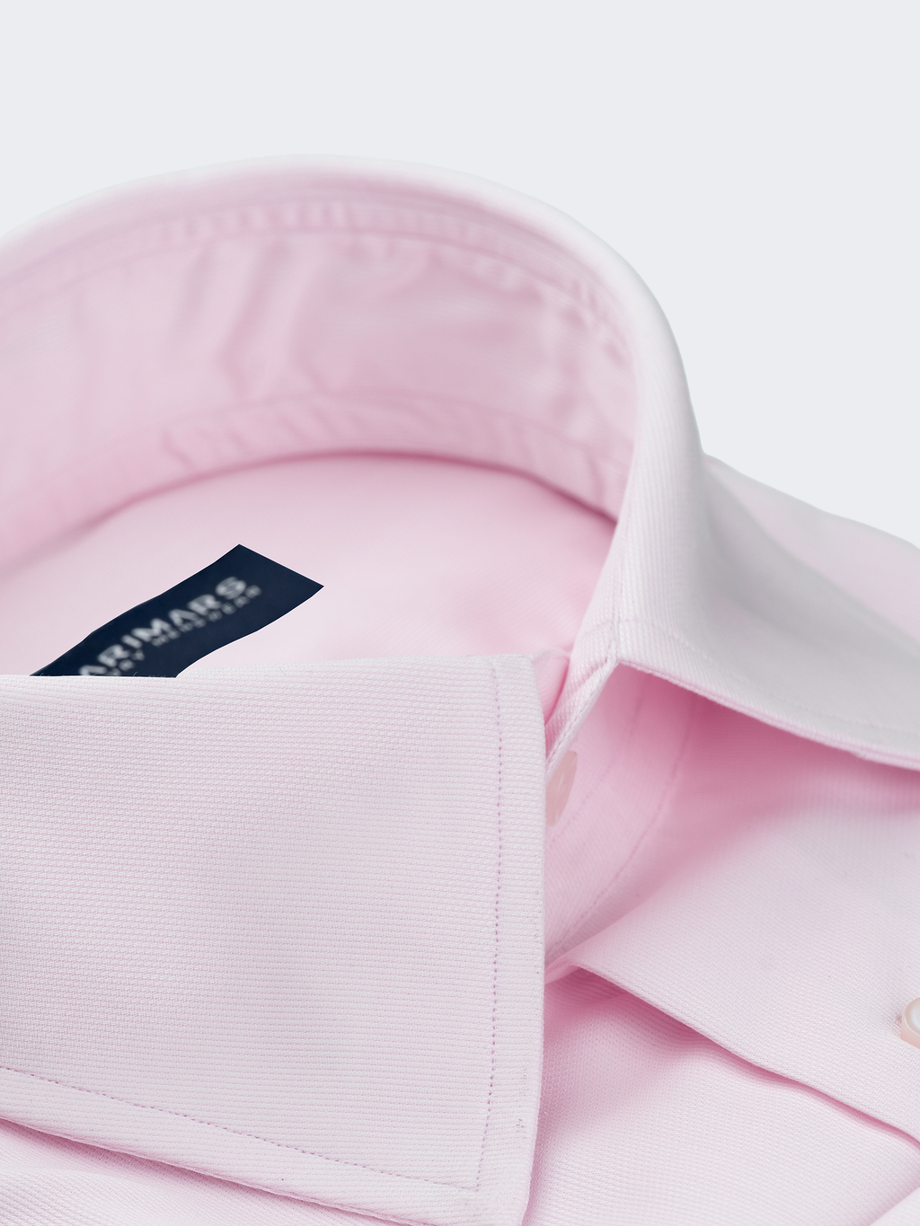 Pink Micro Rib Texture Shirt