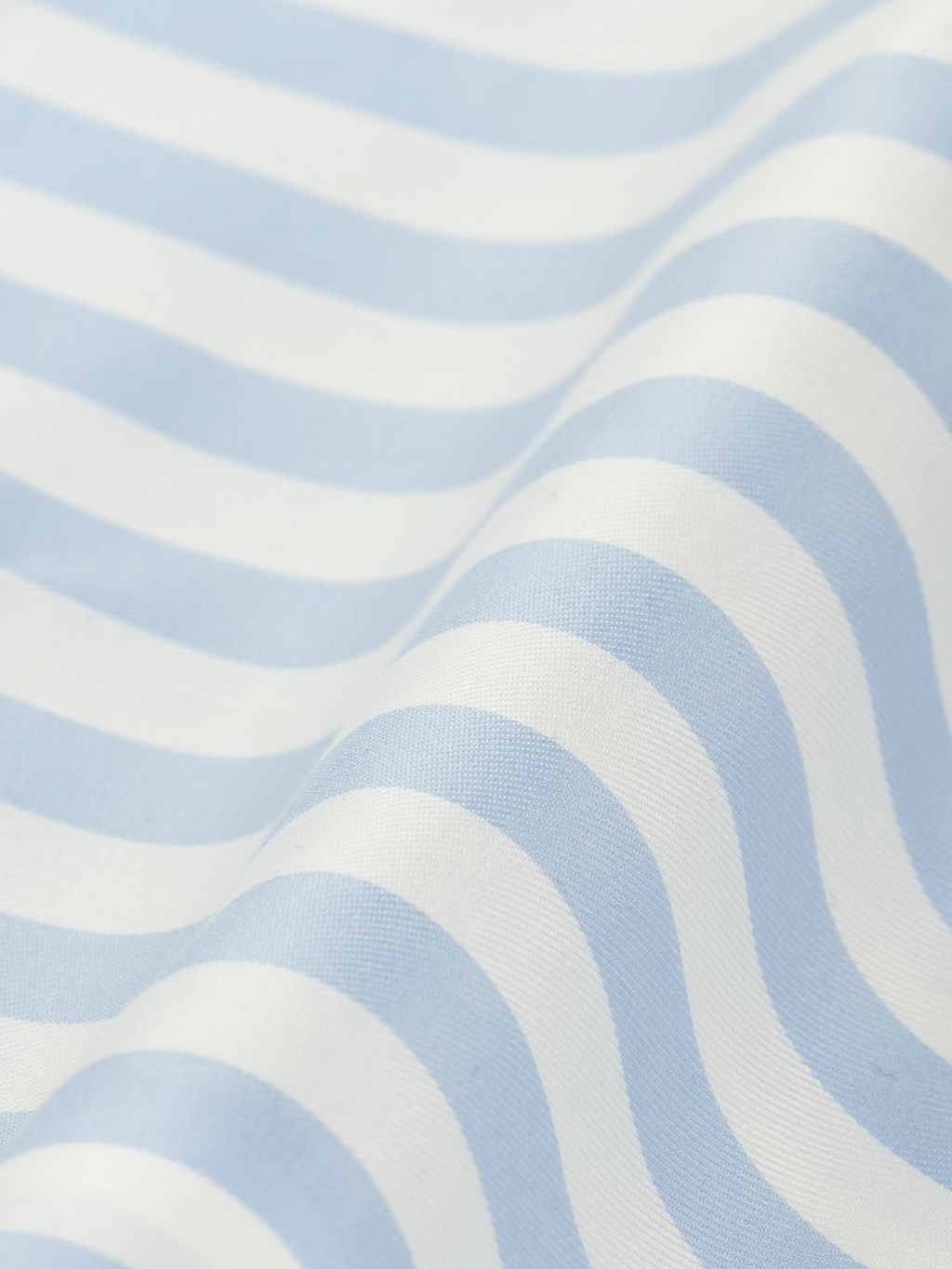 Light Blue Wide Stripe | Cotton Shirt