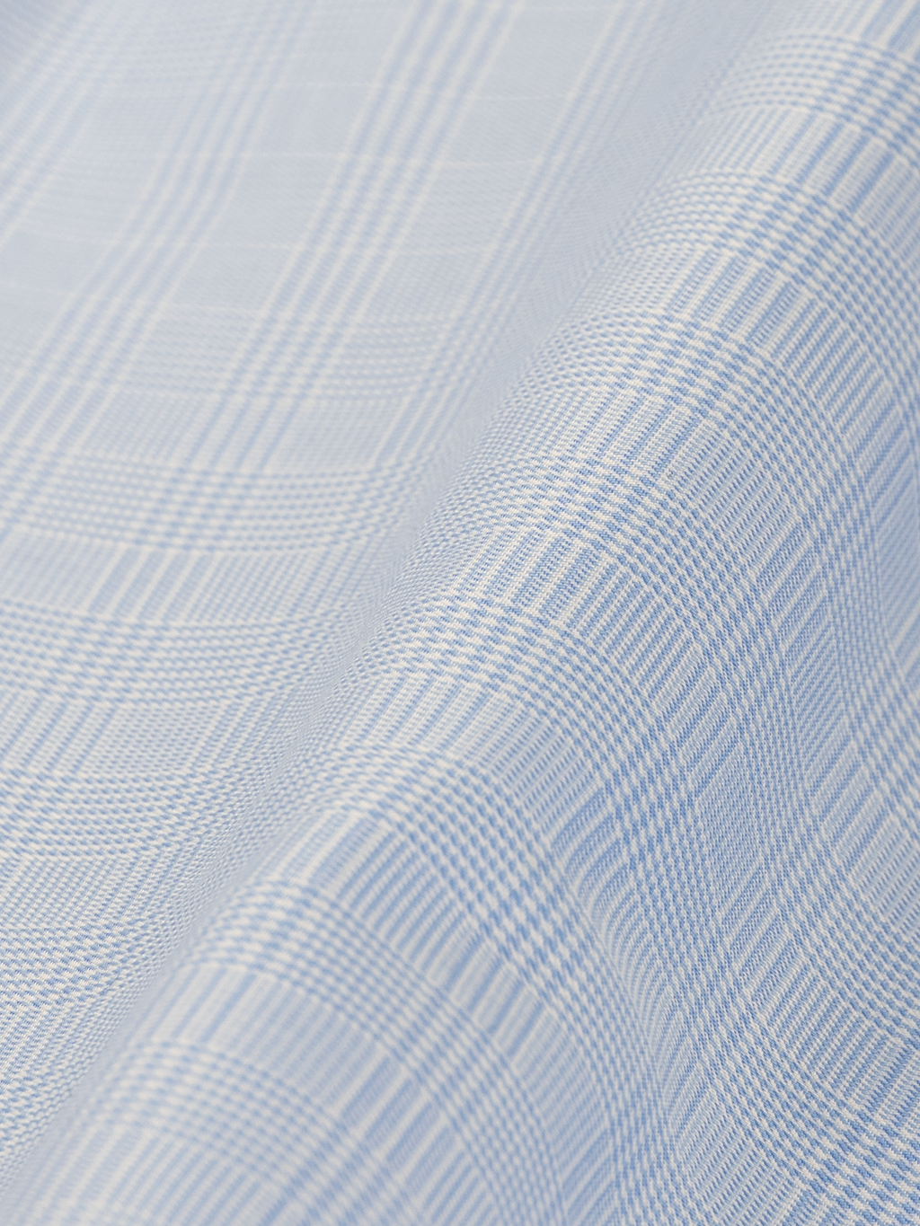 Blue Prince of Wales Check | Cotton Shirt