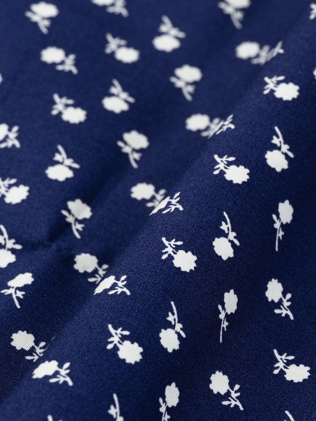 Floral Grid Print | Cotton Shirt