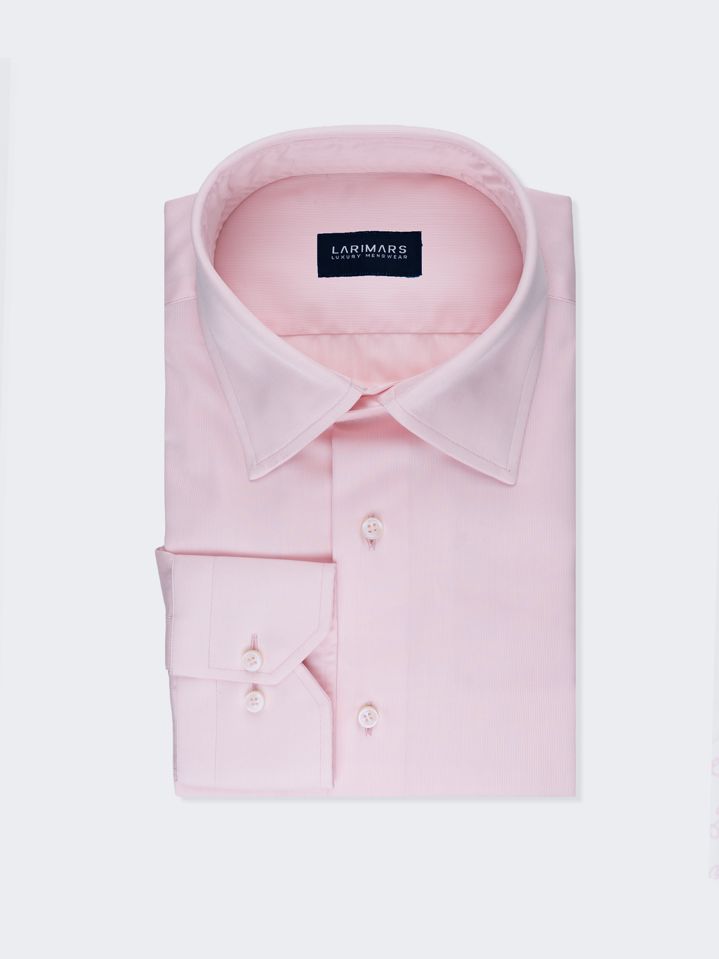 Pink Micro Rib Texture Shirt