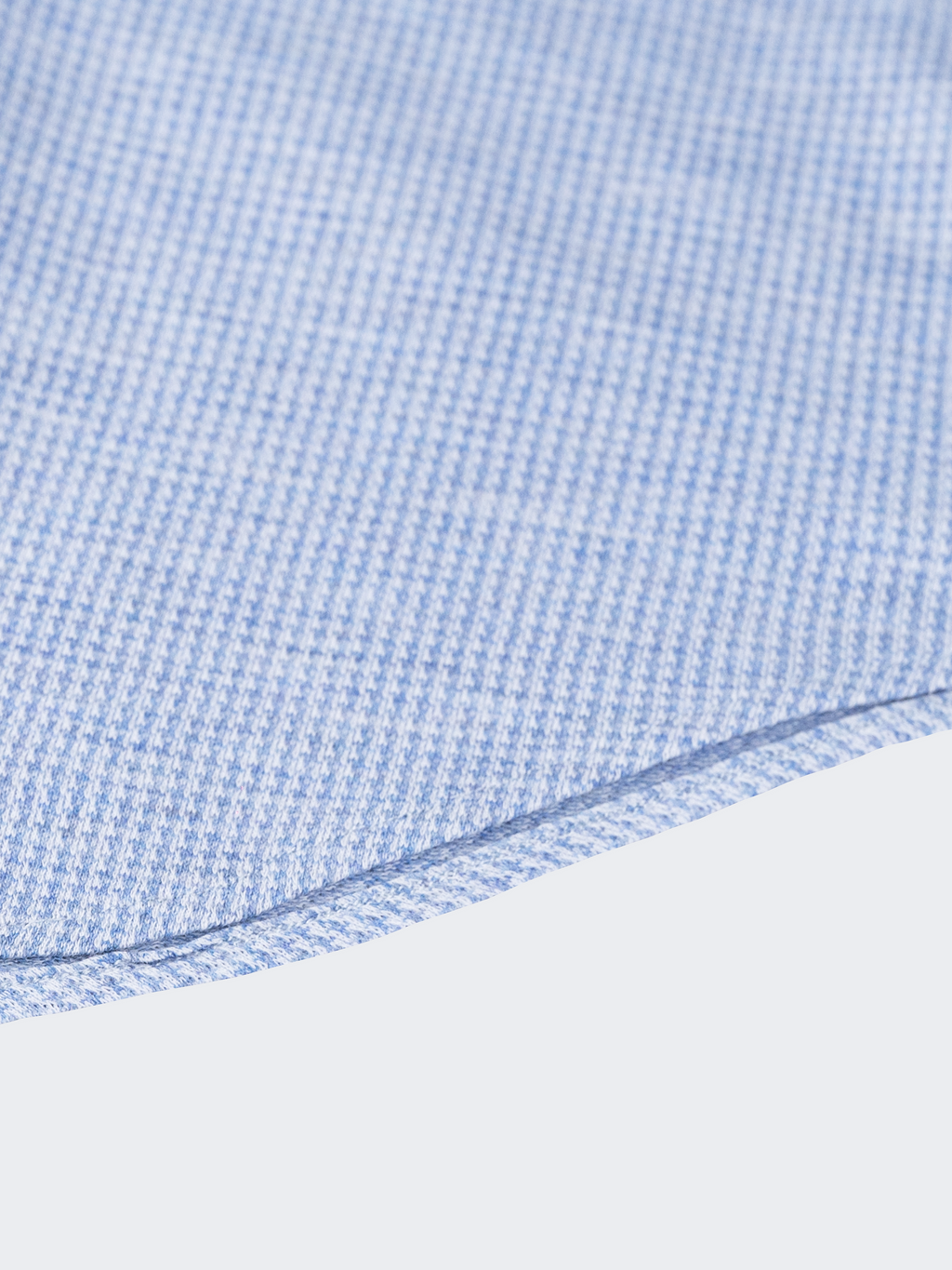 Sky Houndstooth | Knitted Shirt