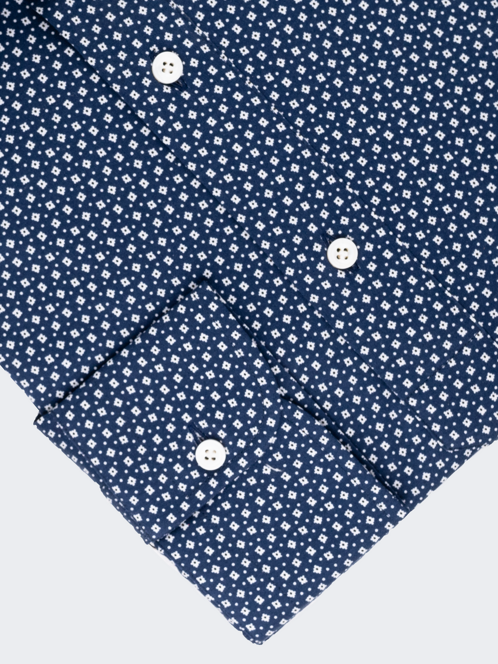 Navy Geometric Print