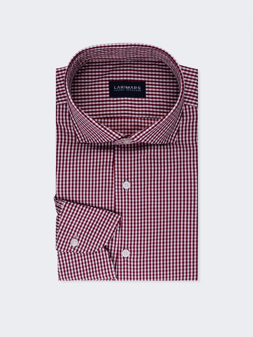 Red Mini Gingham | Cotton Shirt