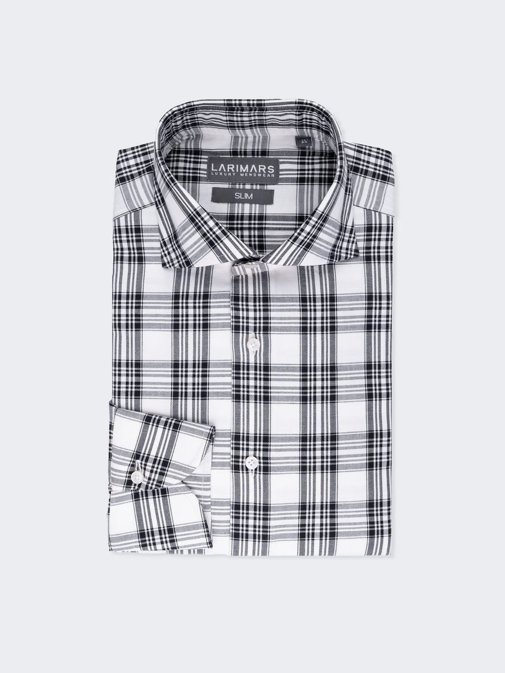 Black & White Plaid Shirt