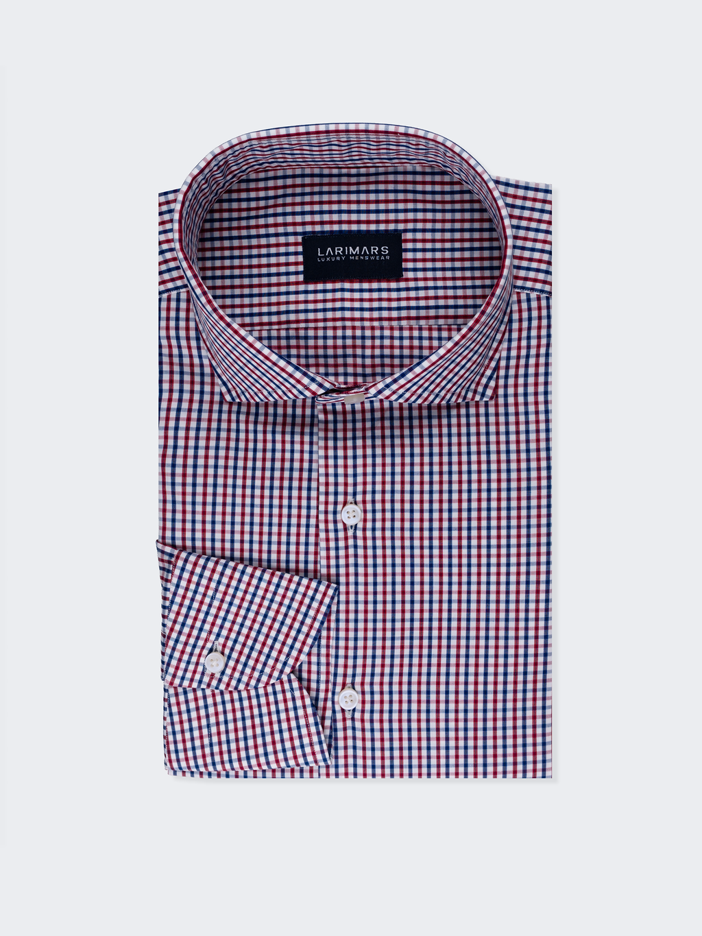 Blue & Red Tattersall Check