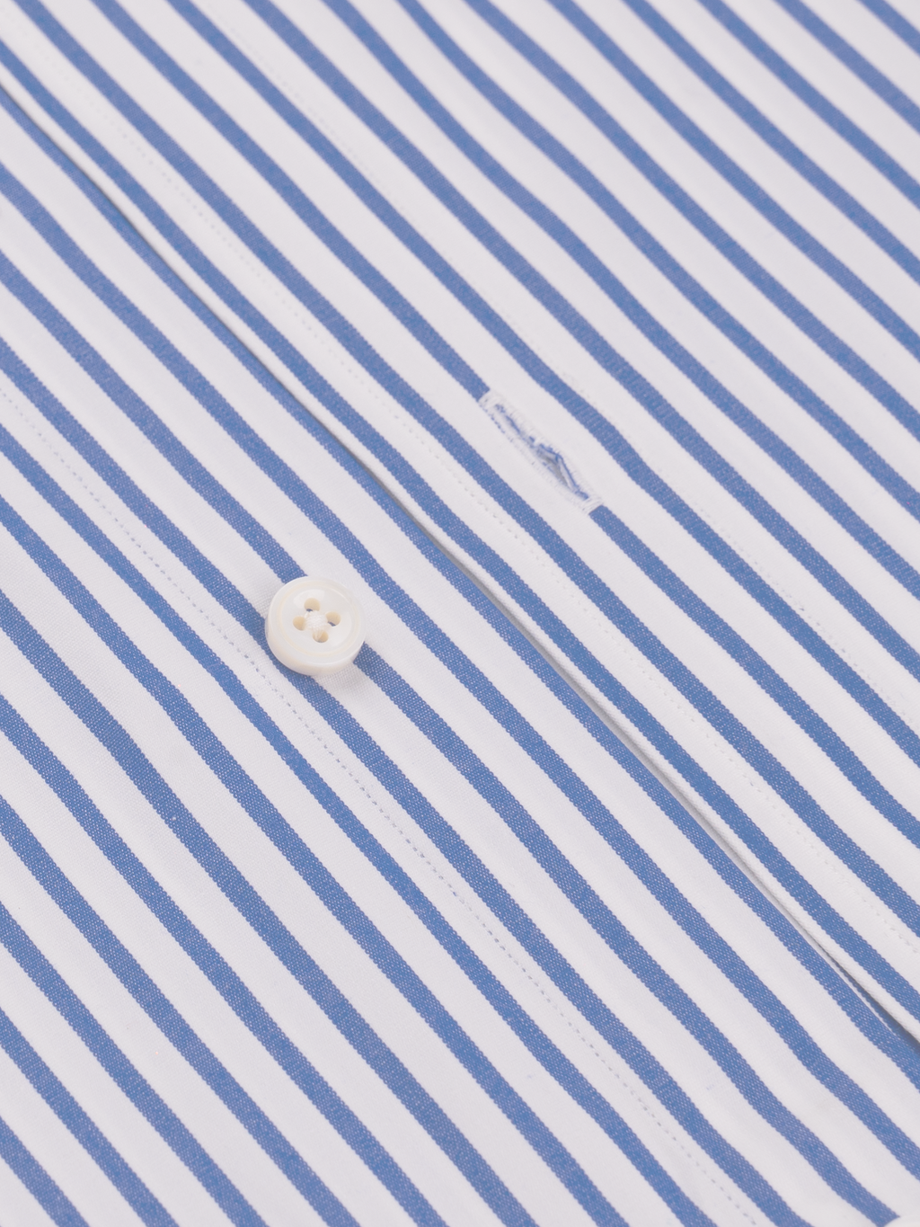 Blue Reverse Stripe | Double Button Collar