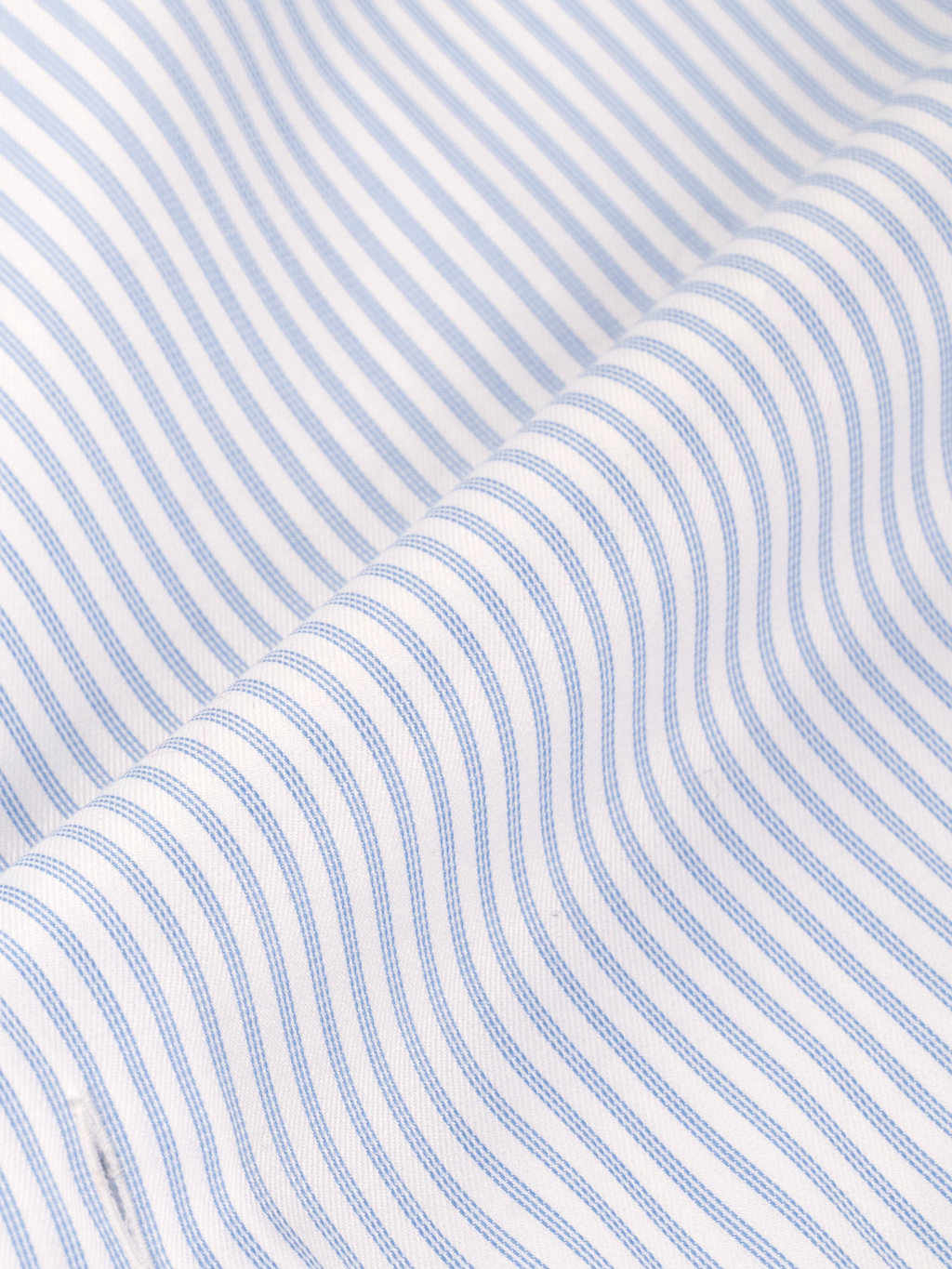 Light Blue Twill Stripe | Easy Iron