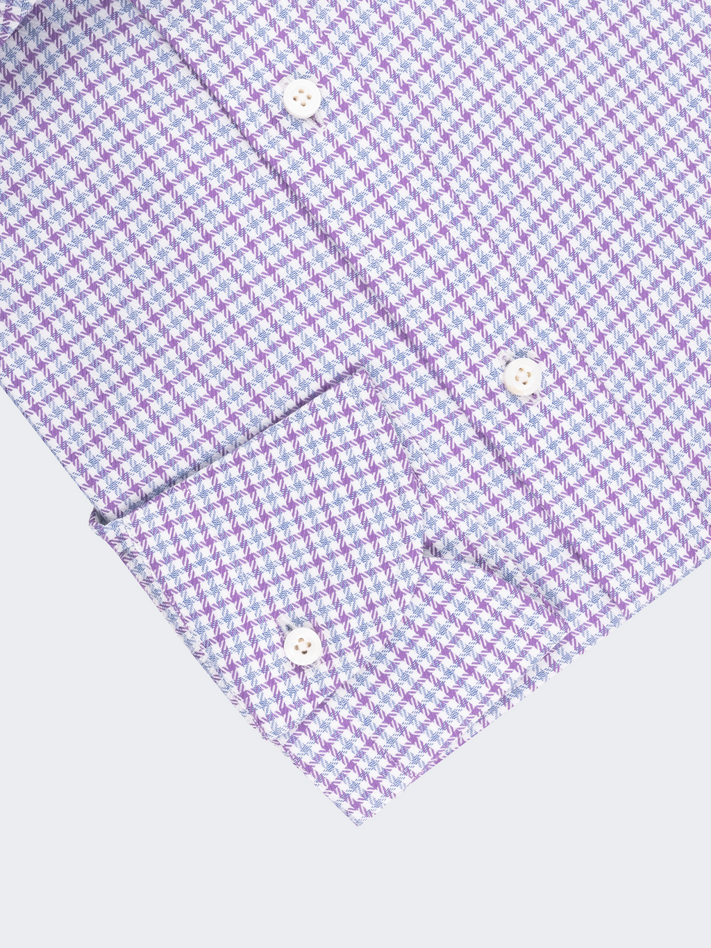 Purple Puppytooth Pattern | Easy Iron
