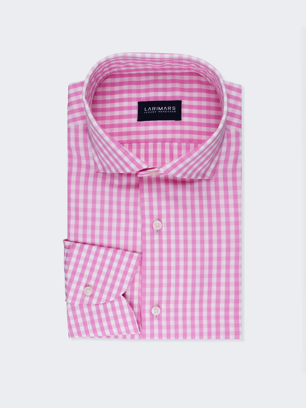 Pink Gingham | Cotton Shirt