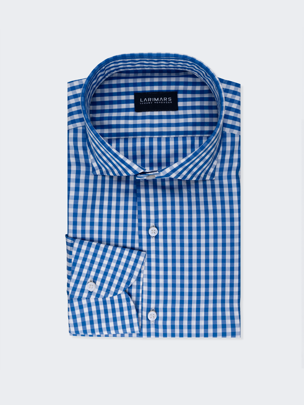 Blue Gingham | Cotton Shirt