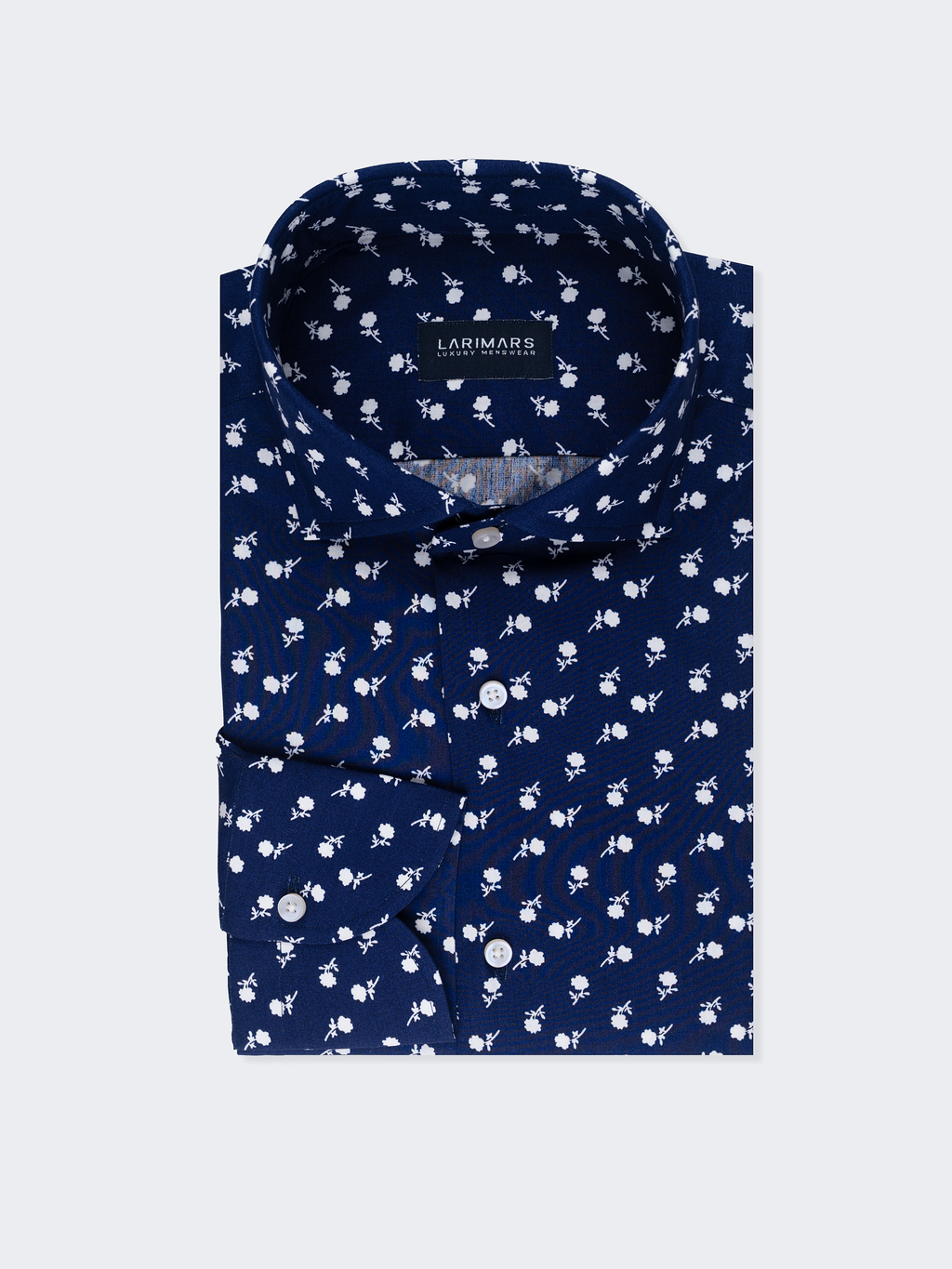 Floral Grid Print | Cotton Shirt