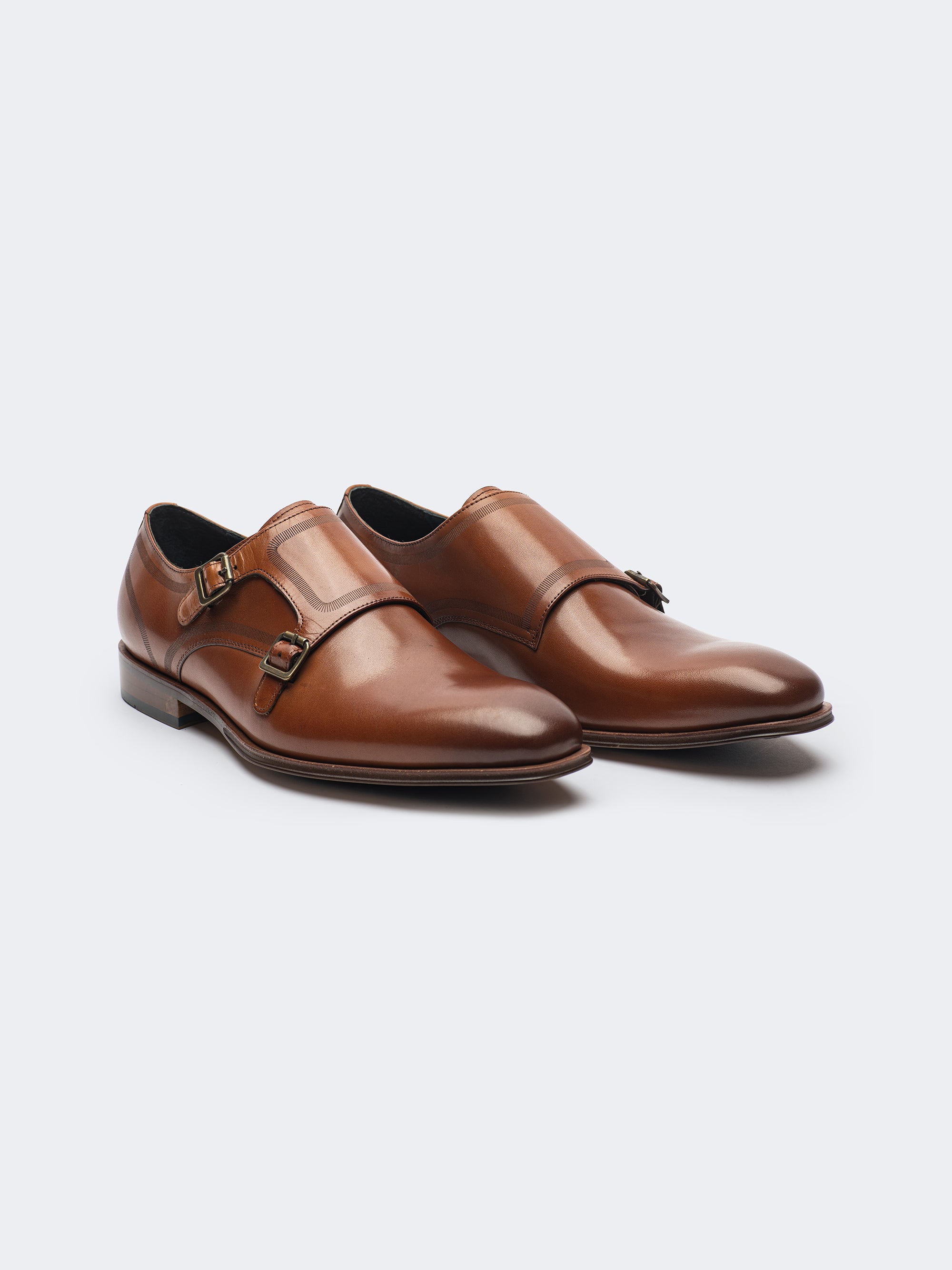 Brown - Double Monk Shoe
