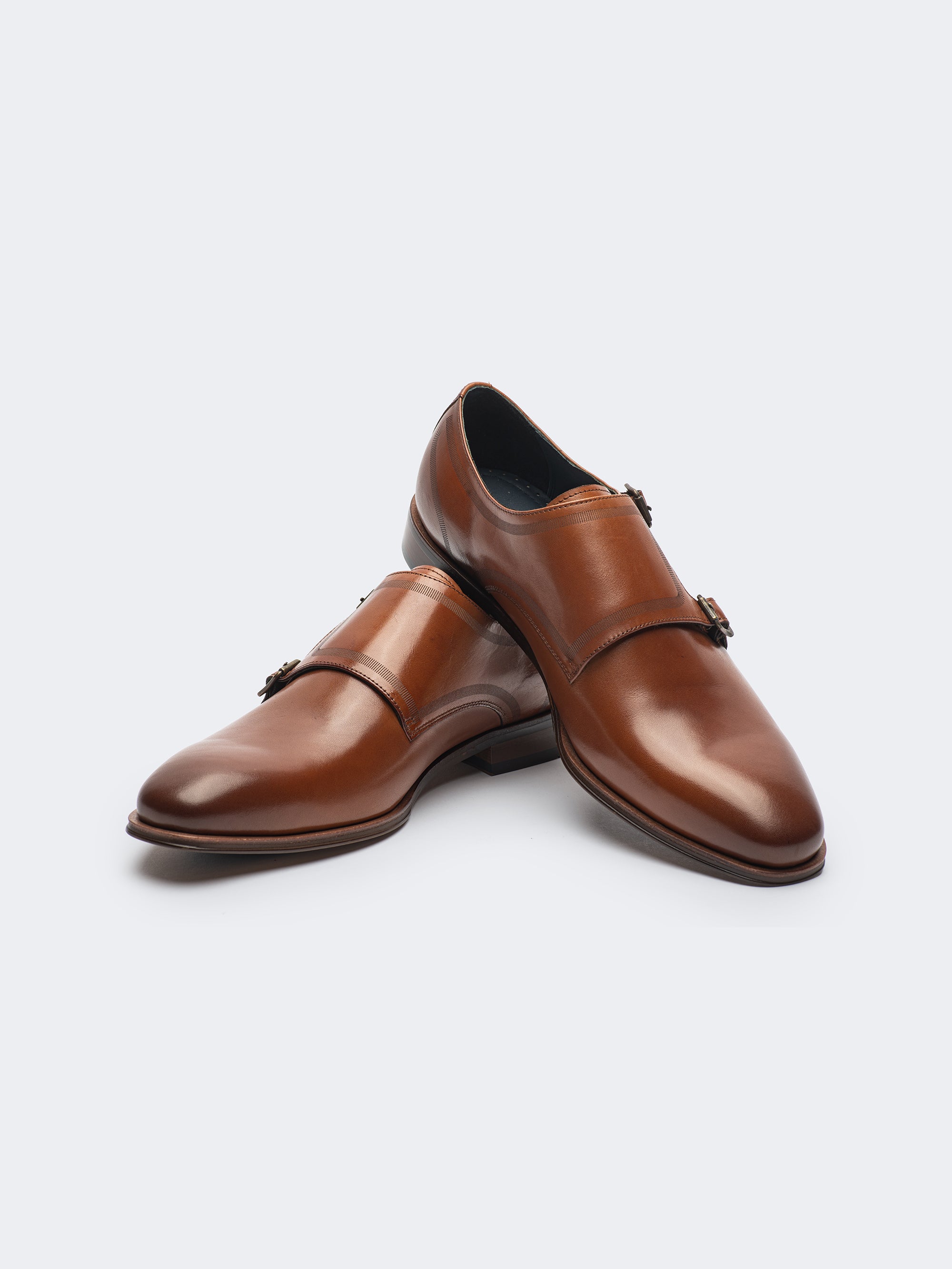 Brown - Double Monk Shoe