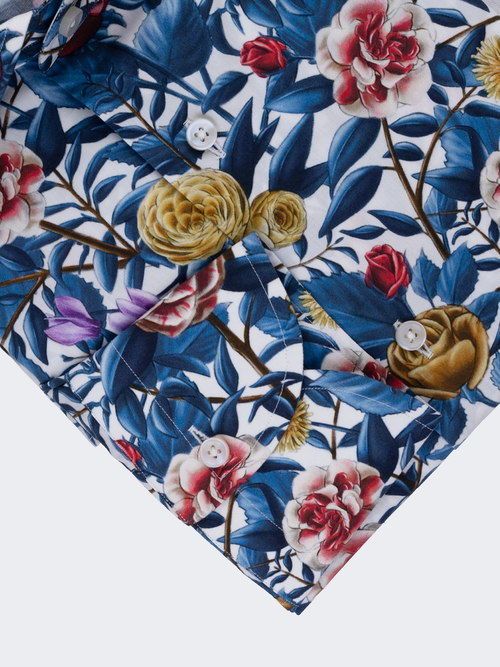 Impressionist Floral Print | Cotton Shirt