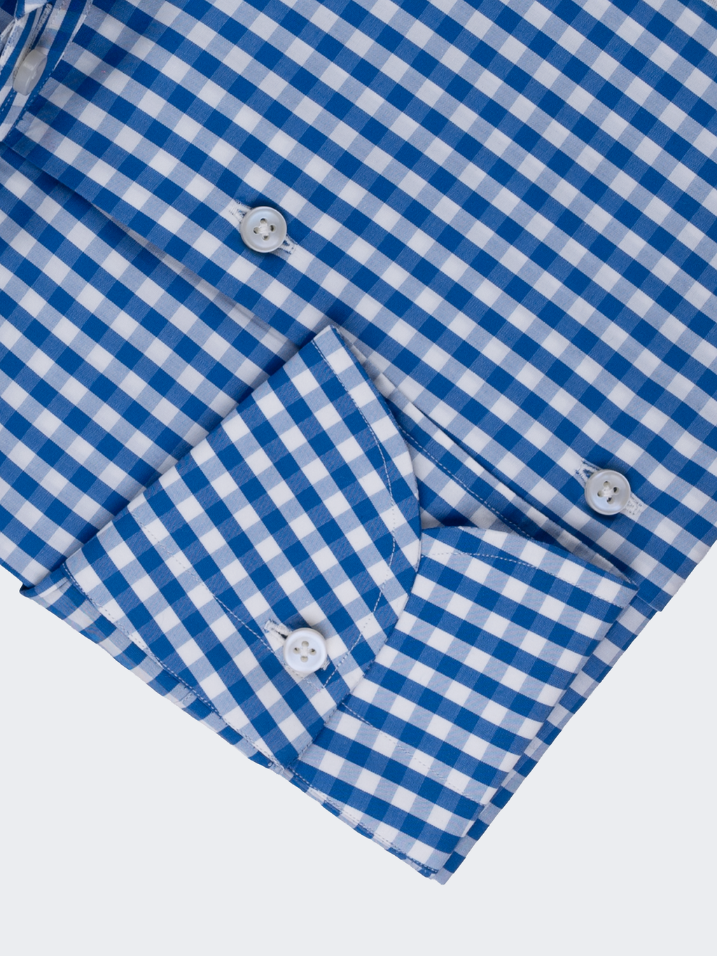 Blue Gingham | Cotton Shirt
