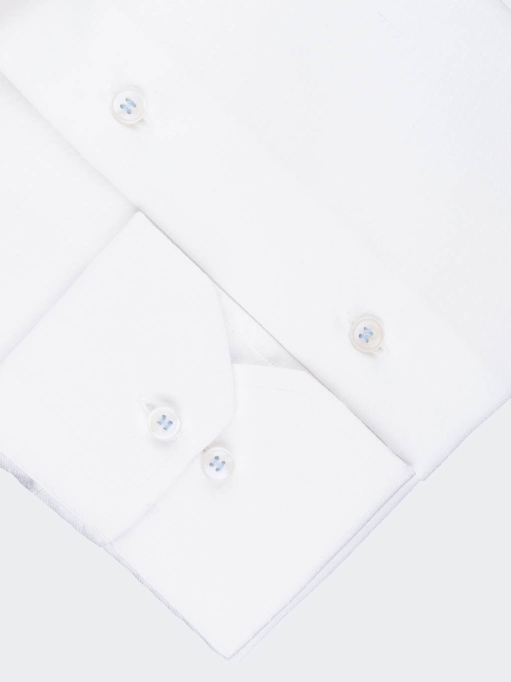 White Micro Dobby Texture Shirt