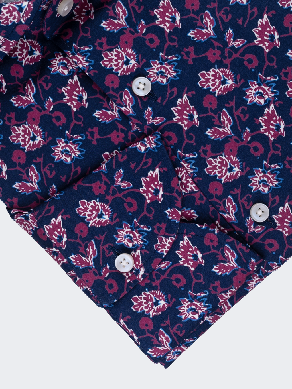 Vintage Floral Print | Cotton Shirt