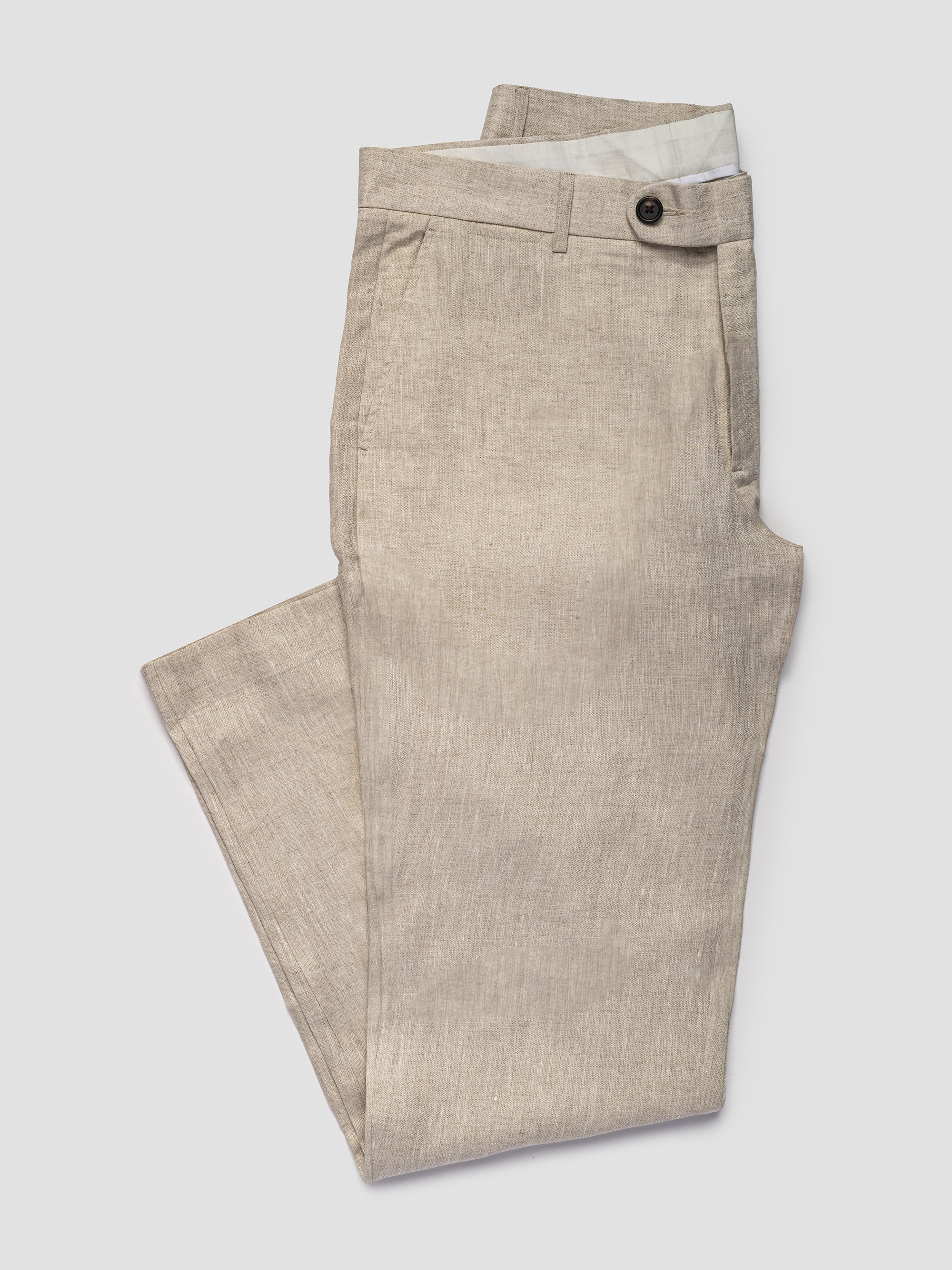 Oatmeal Linen Trouser