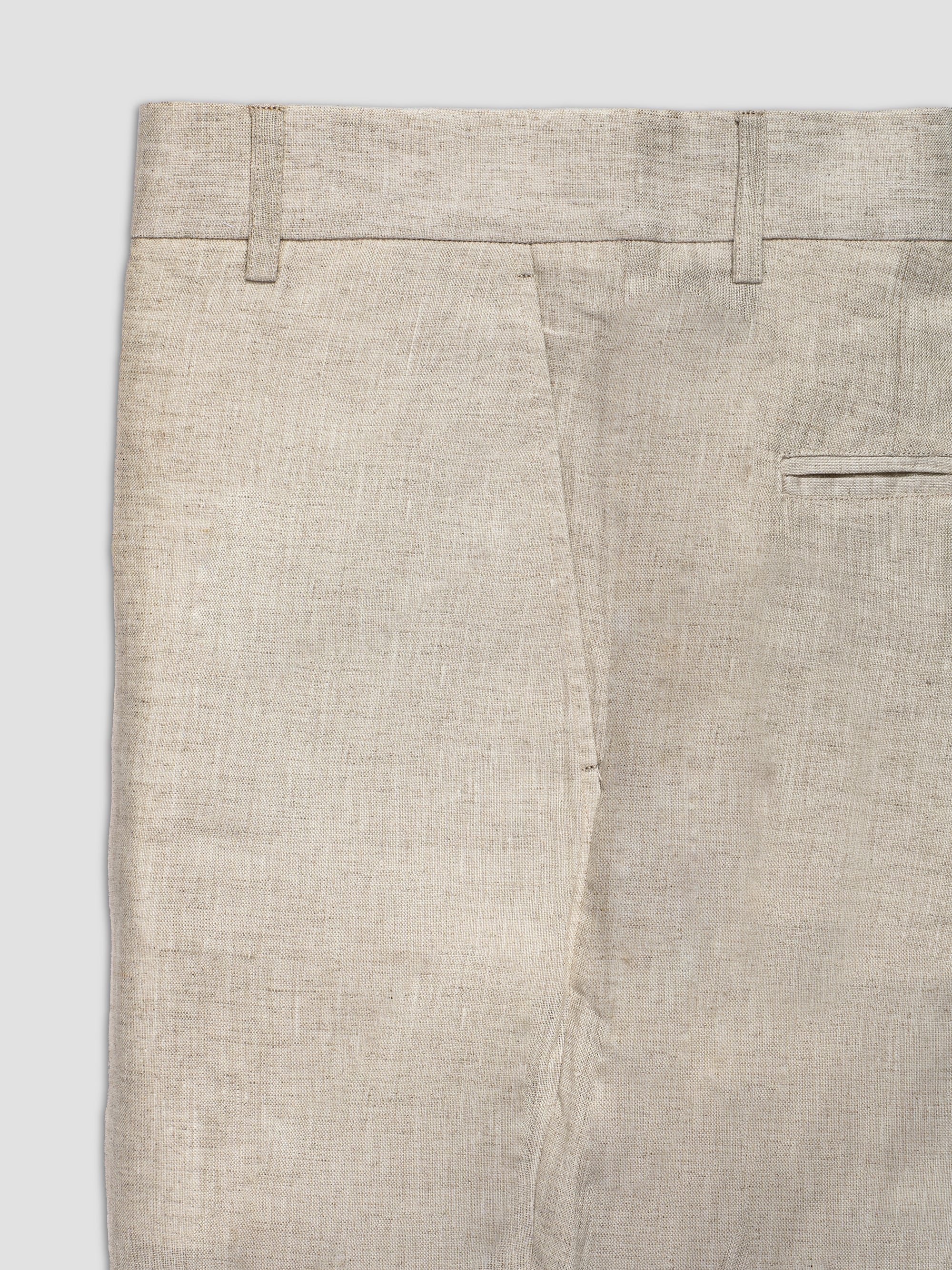 Oatmeal Linen Trouser