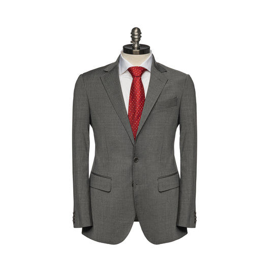 medium grey two pcs suit for men
