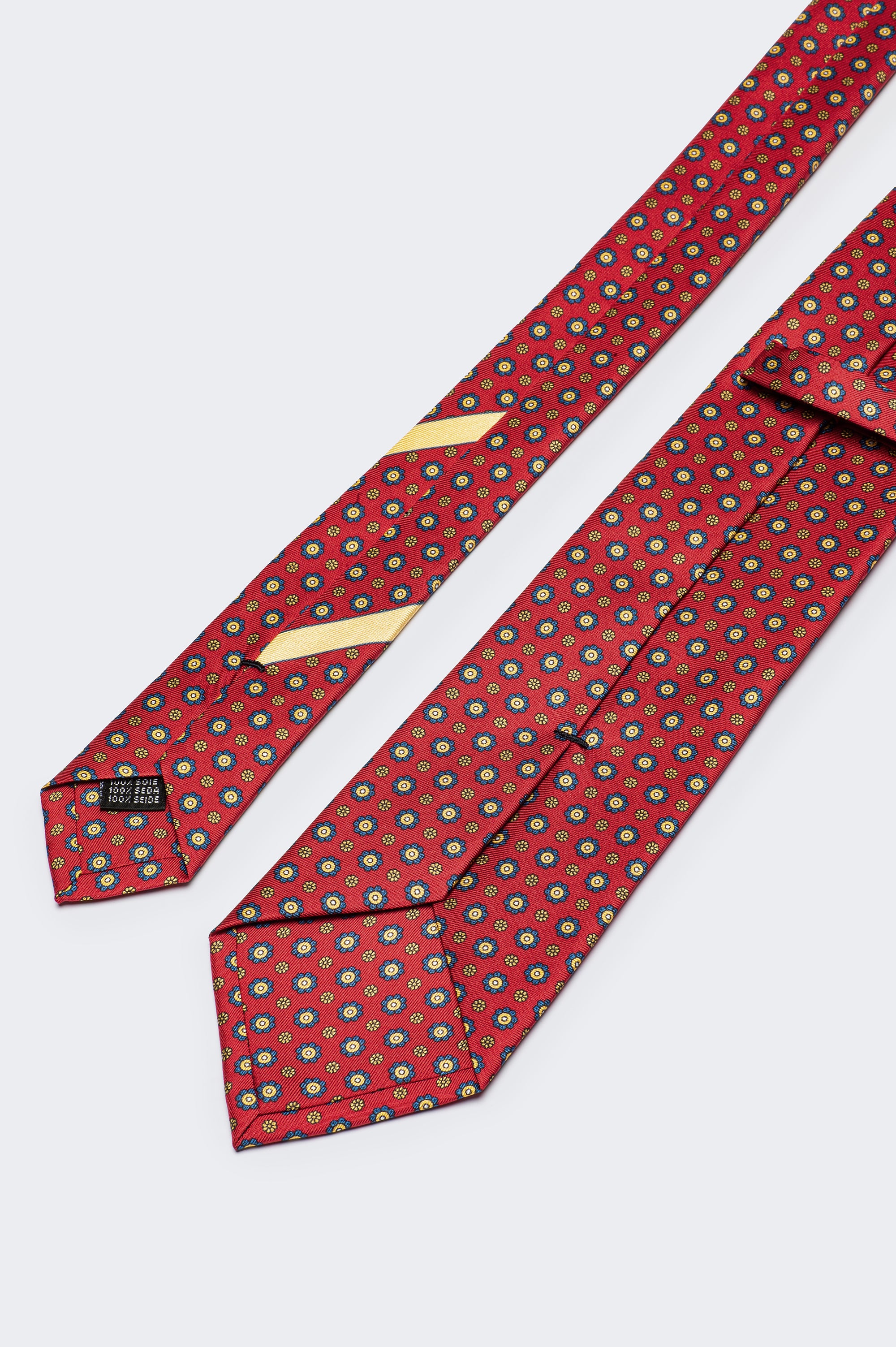 Crimson Floral | Handmade Italian Silk Tie
