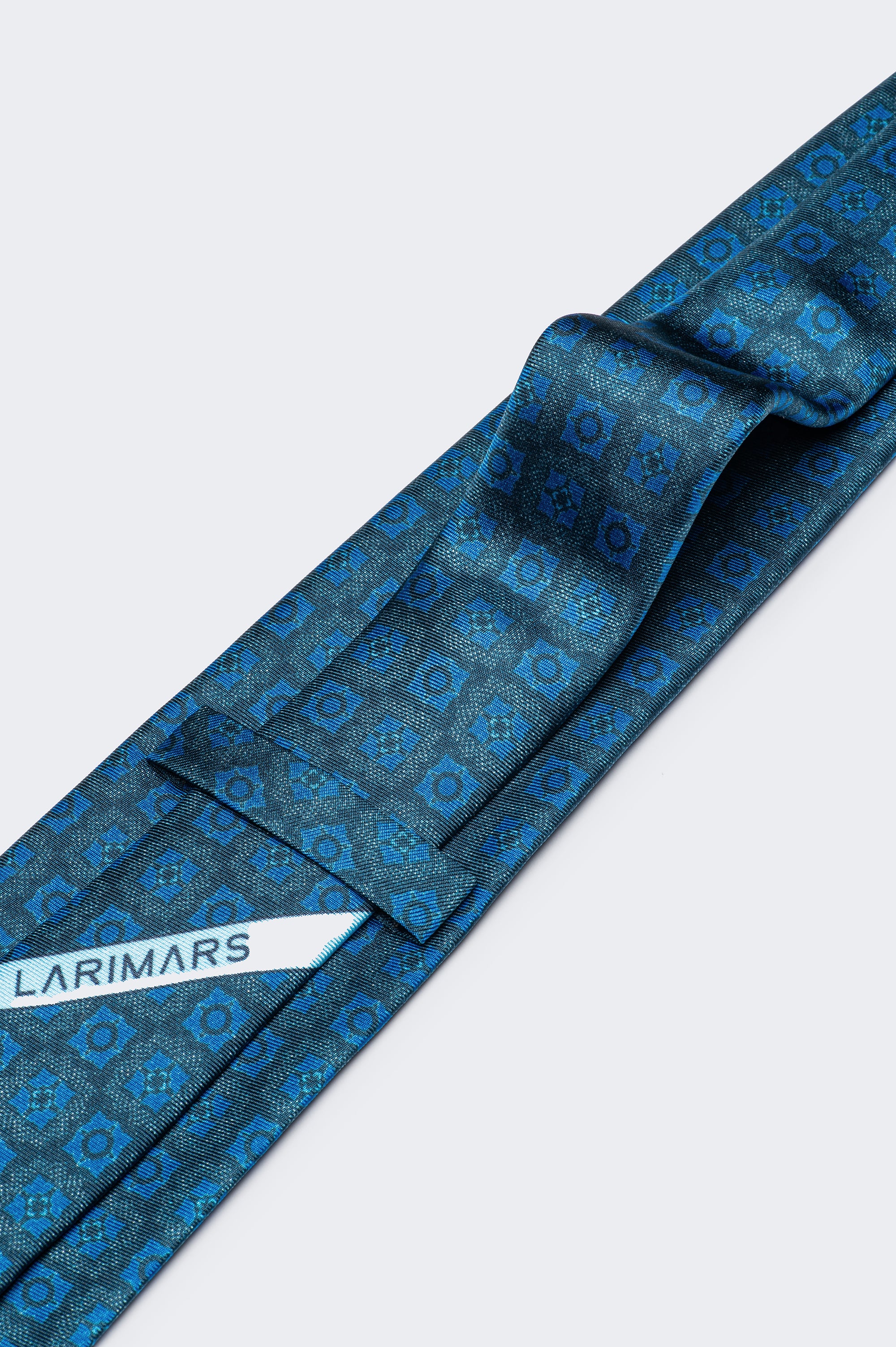 Oceanic Geometry | Handmade Italian Silk Tie