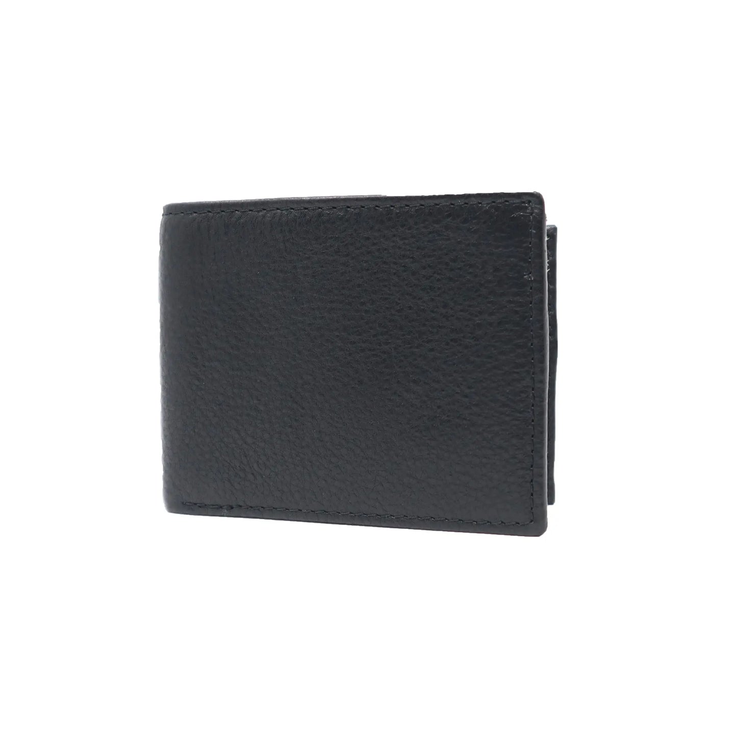 Simple Black Leather Wallet - Larimars Clothing Men's Formal and casual wear shirts